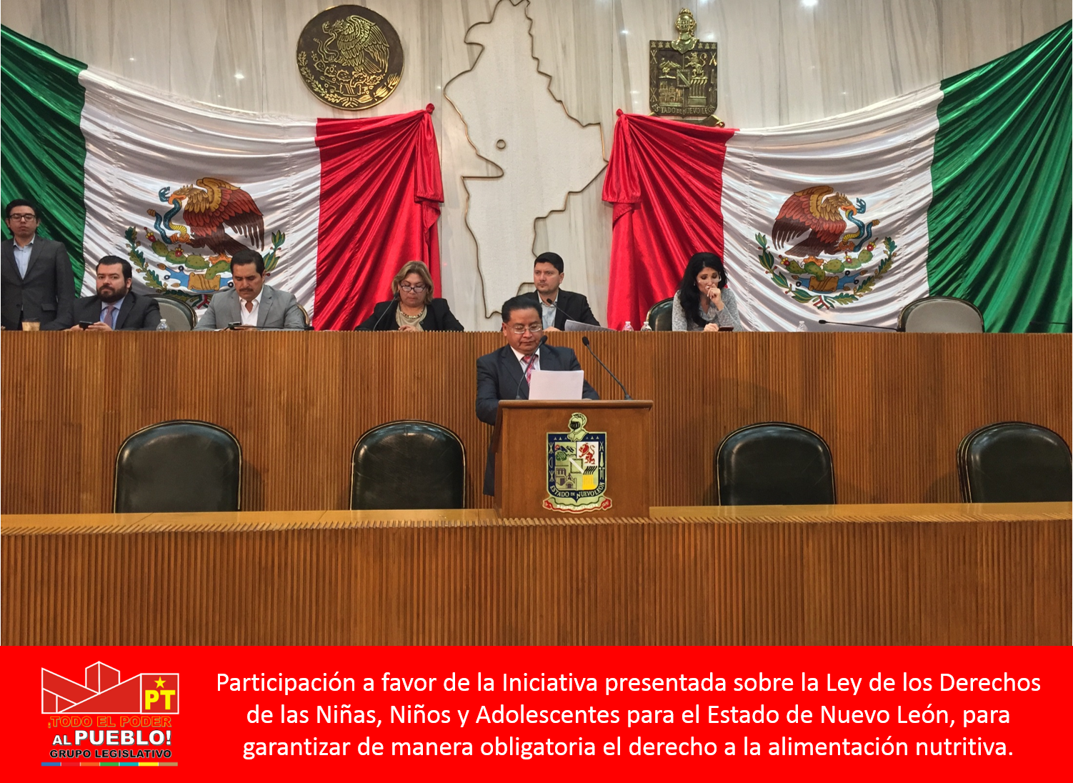 Nos manifestamos a favor de la Iniciativa promovida sobre la Ley de los Derechos de las Niñas, Niños y Adolescentes para el Estado de Nuevo León
