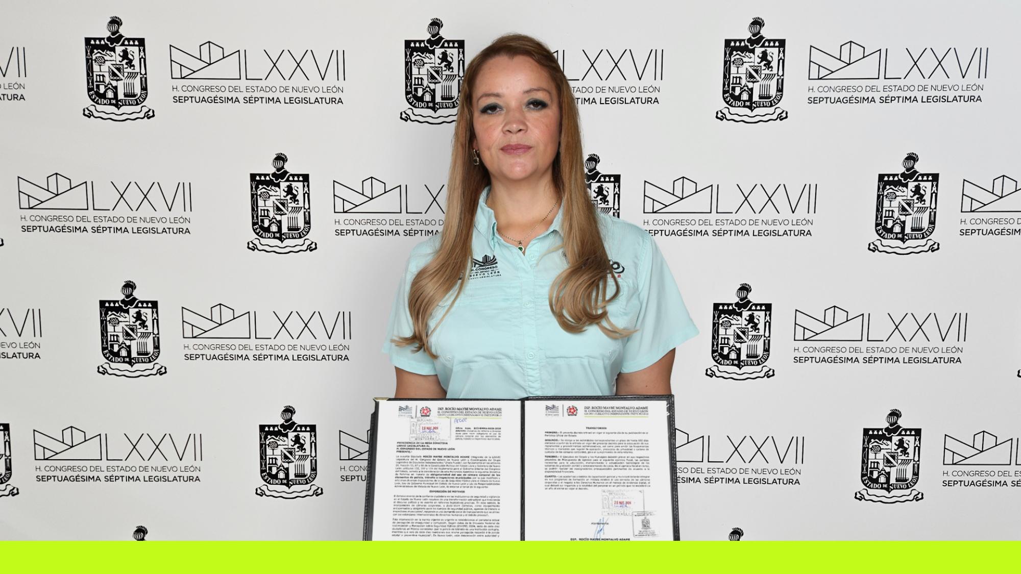 ROCÍO MONTALVO PROPONE USO DE CÁMARAS CORPORALES OBLIGATORIAS PARA POLICÍAS, TRÁNSITOS E INSPECTORES MUNICIPALES
