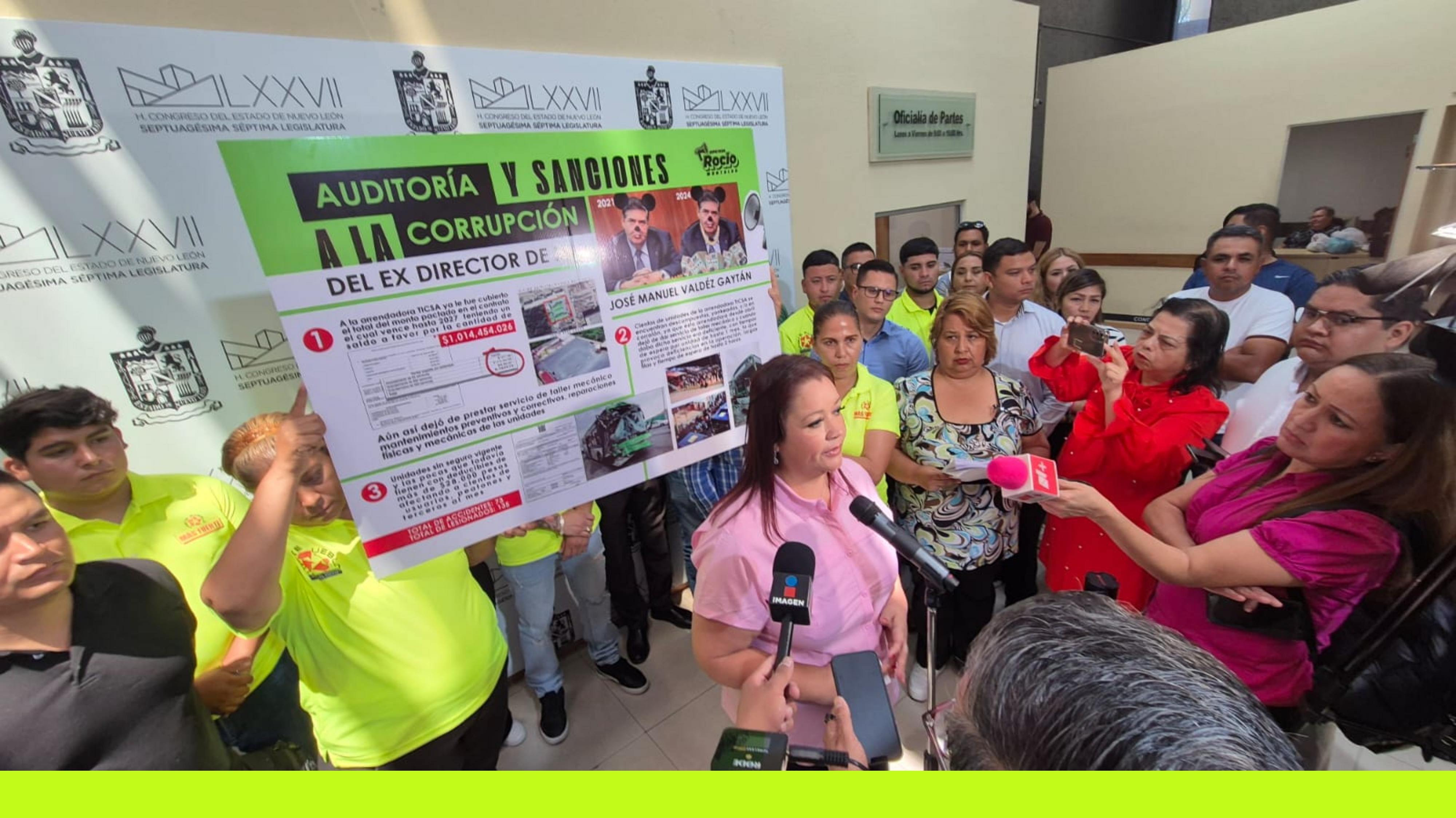 EXIGE ROCÍO MONTALVO AUDITORÍA AL INSTITUTO DE MOVILIDAD Y ACCESIBILIDAD POR CORRUPCIÓN DEL EX DIRECTOR JOSÉ MANUEL VALDEZ