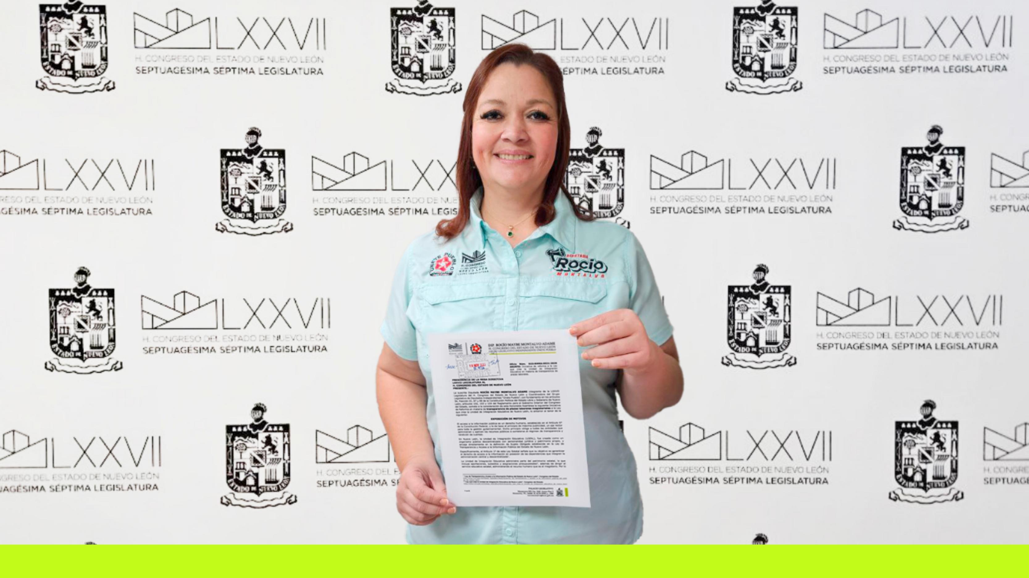 BUSCA ROCÍO MONTALVO TERMINAR CON LA OPACIDAD EN LA ASIGNACIÓN DE PLAZAS LABORALES AL MAGISTERIO