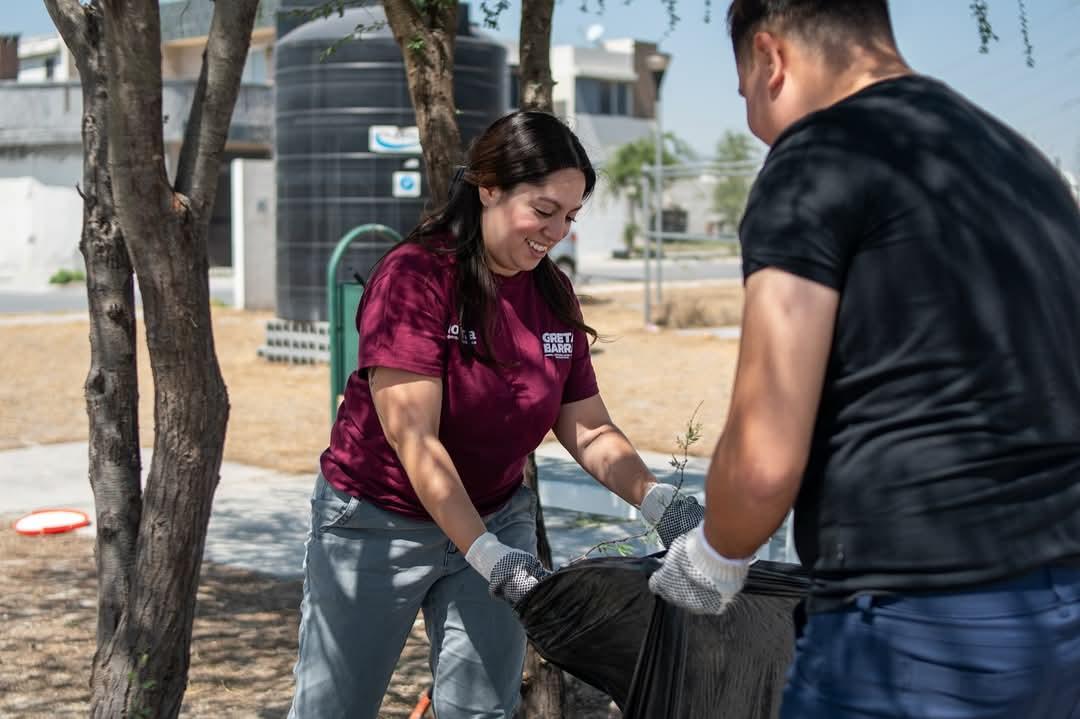REHABILITAN GRETA BARRA, VECINAS Y VECINOS ESPACIO PÚBLICO EN GARCÍA