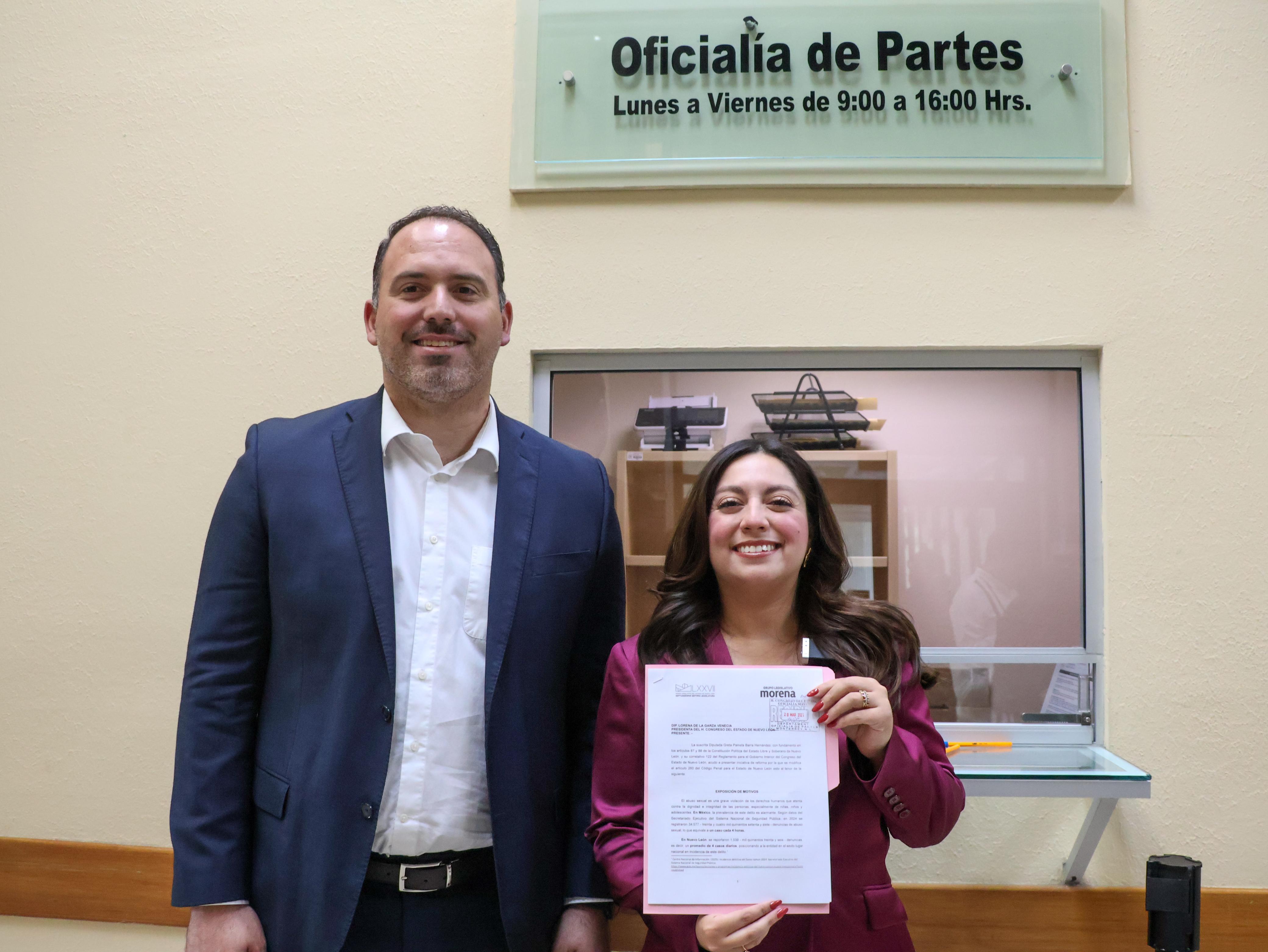 PROPONE GRETA BARRA INCREMENTAR PENAS PARA QUIEN COMETA ABUSO SEXUAL EN NL