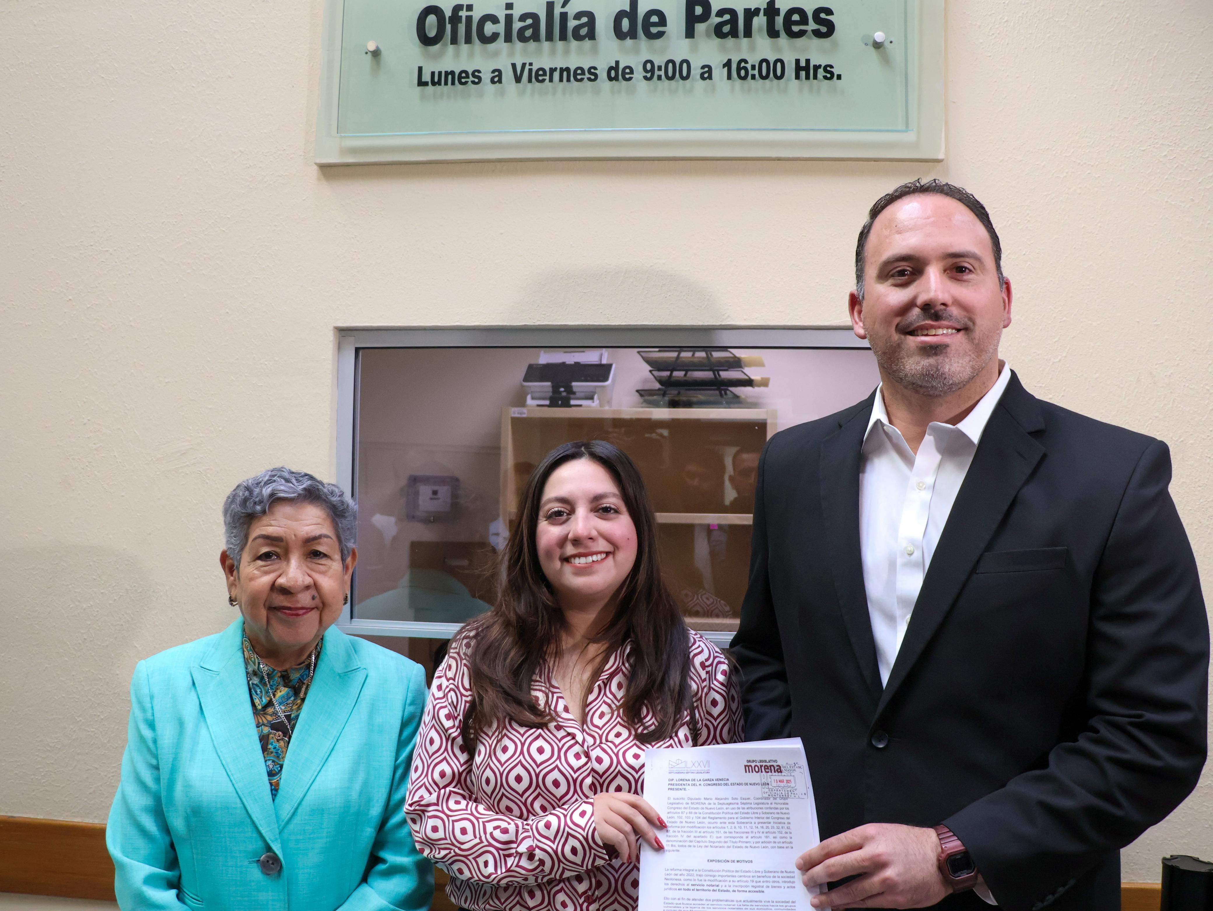 PLANTEA MARIO SOTO REUBICACIÓN DE NOTARÍAS PÚBLICAS EN NL