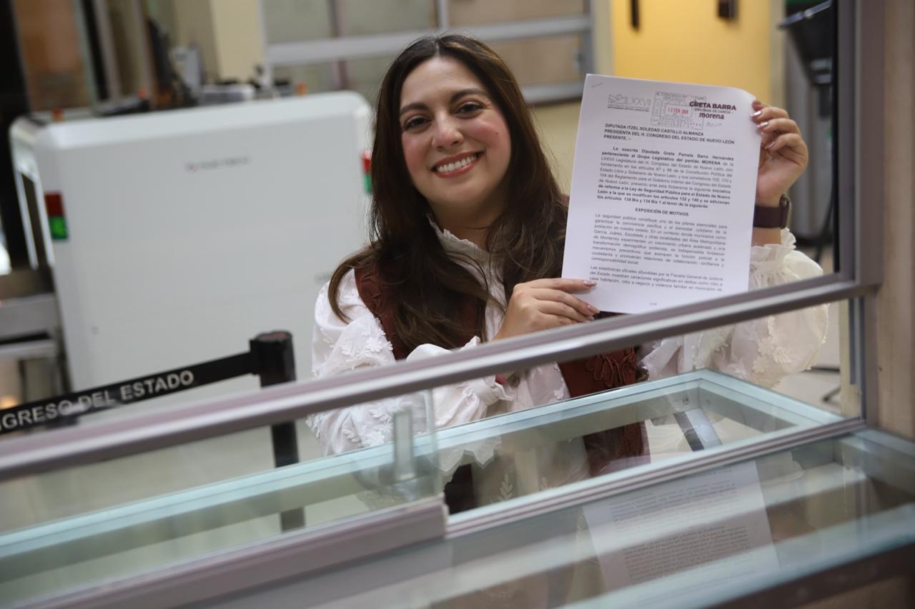 PROPONE GRETA BARRA POLICÍA DE PROXIMIDAD OBLIGATORIA PARA TODOS LOS MUNICIPIOS