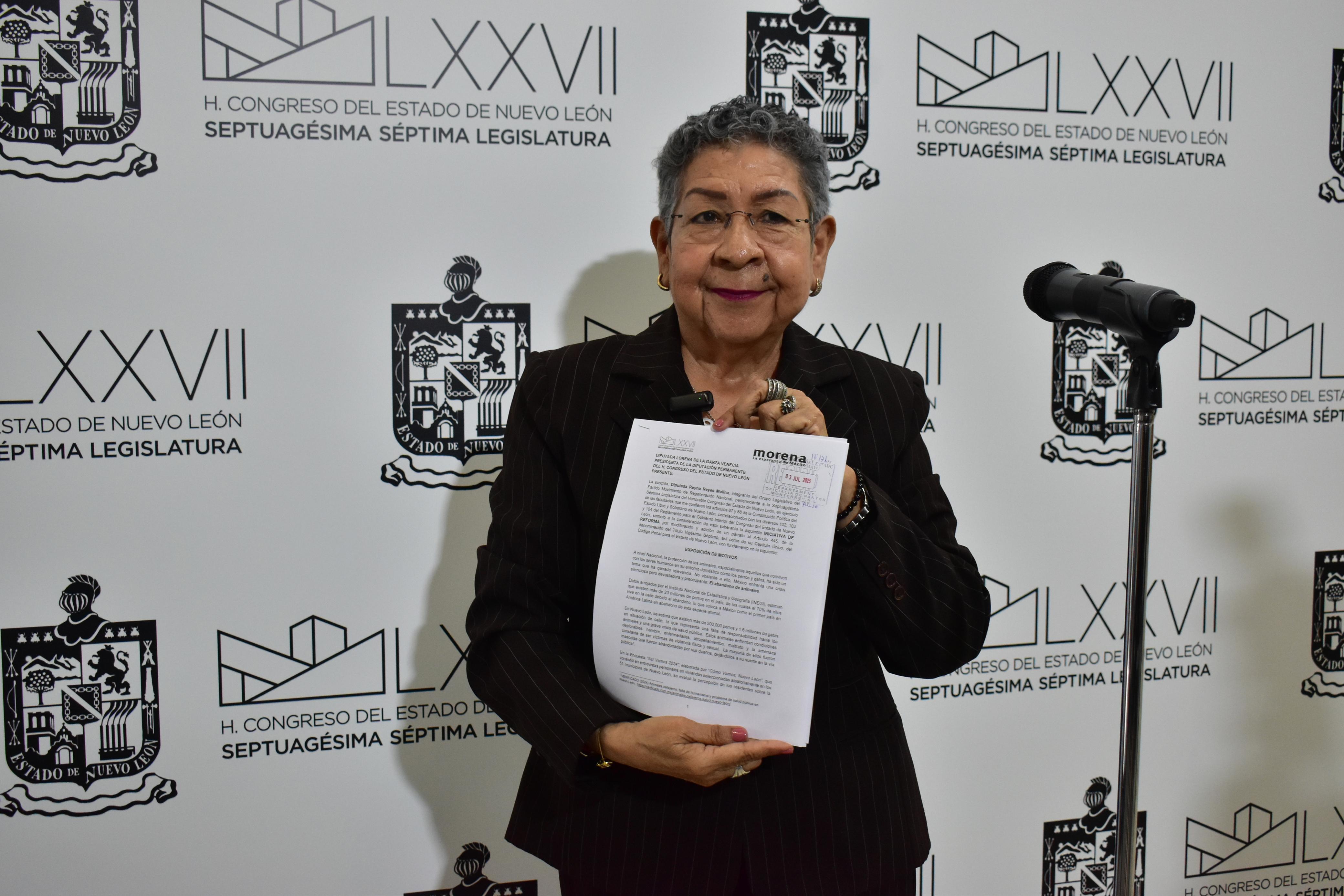 PLANTEA REYNA REYES TIPIFICAR COMO DELITO EL ABANDONO DE ANIMALES DOMÉSTICOS Y APLICAR SANCIONES