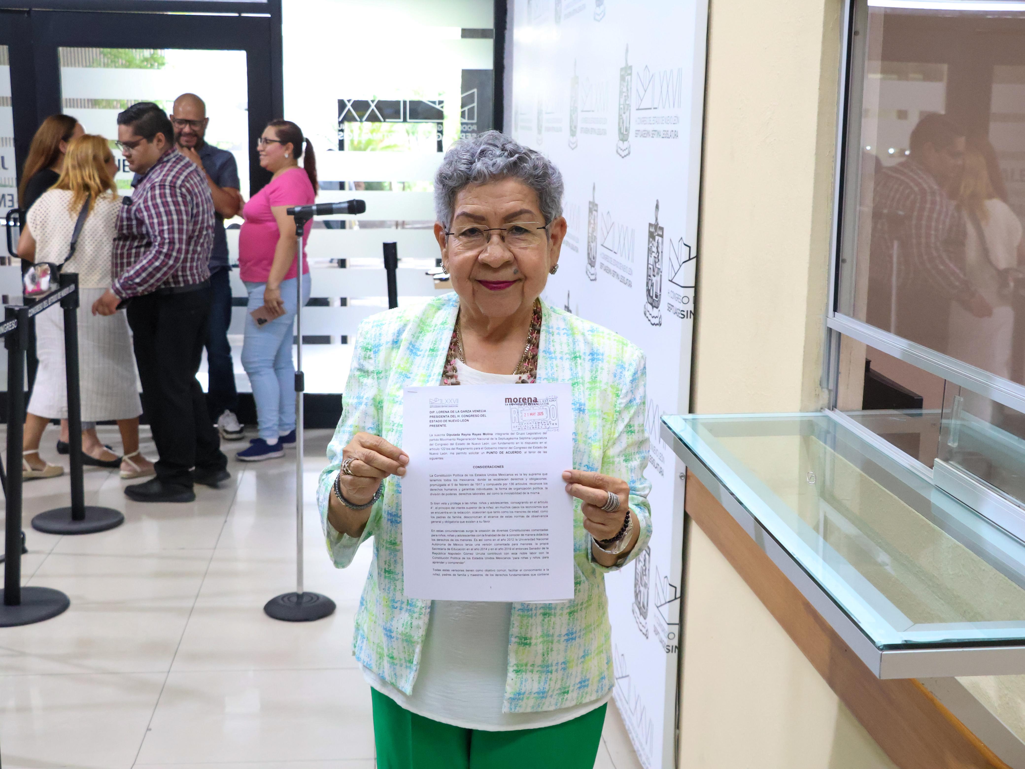 IMPULSA REYNA REYES DISEÑAR UNA CONSTITUCIÓN PARA NIÑAS, NIÑOS Y ADOLESCENTES