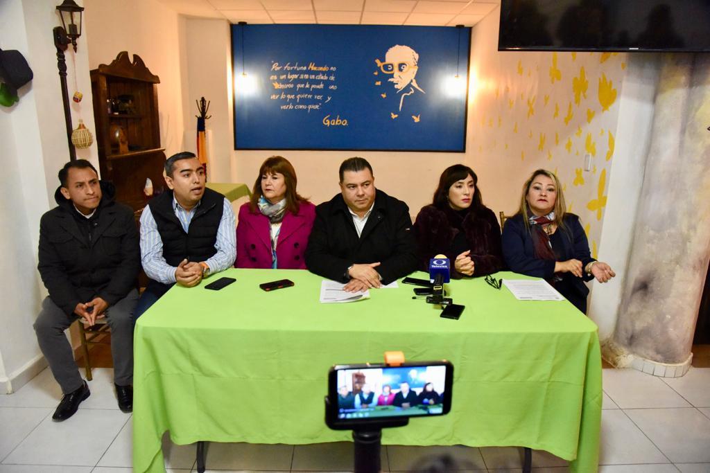 Diputados de Morena dan a conocer la agenda legislativa para el Segundo Período de Sesiones del Congreso del Estado.