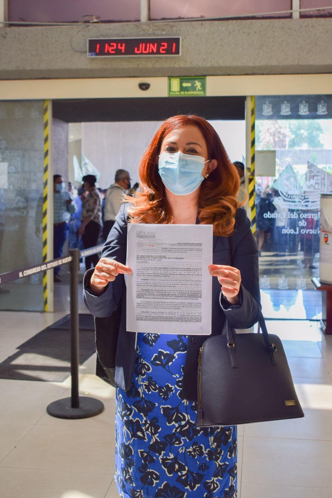 Advierte Mariela ilegalidad del Período Extraordinario