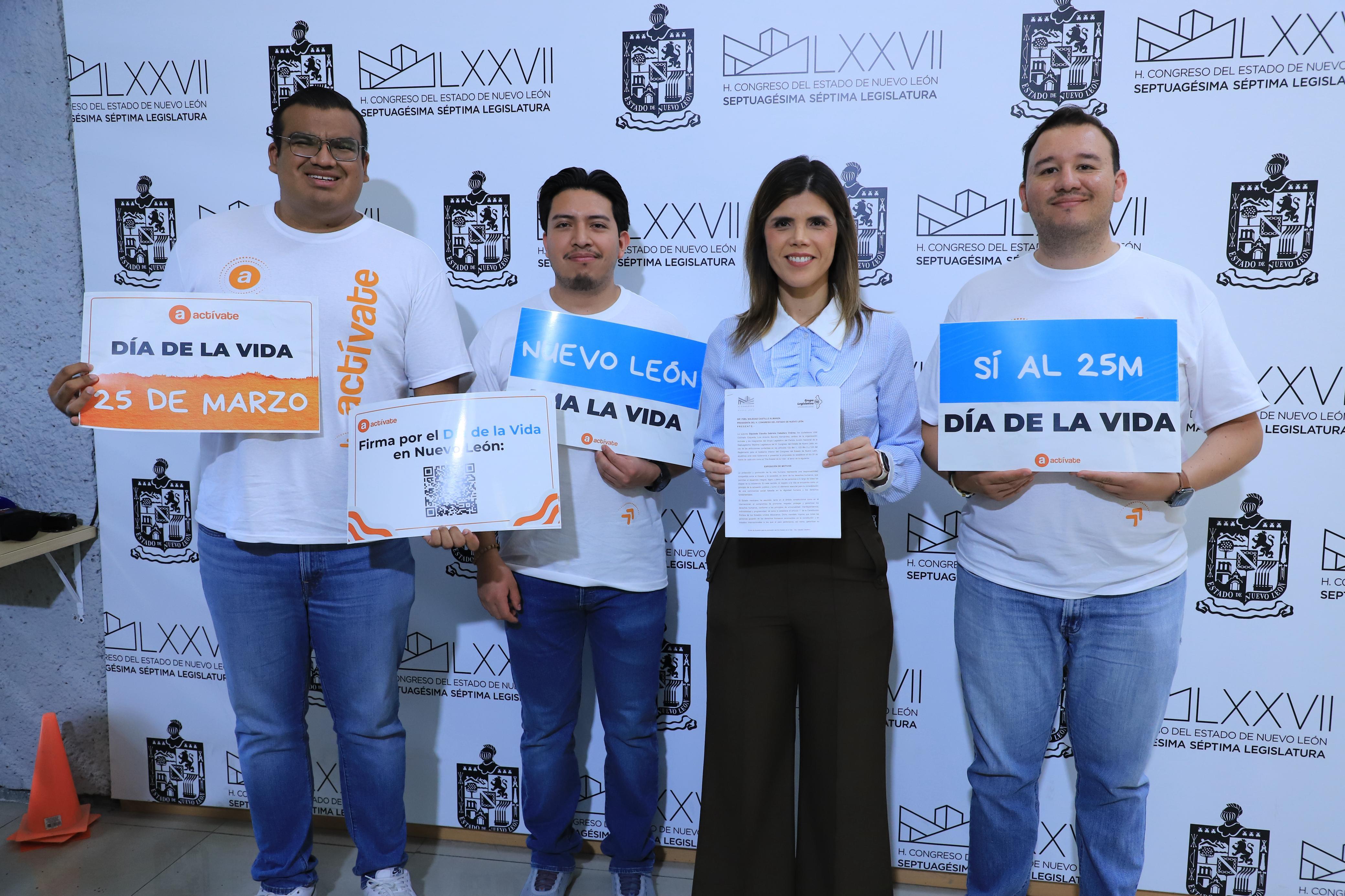 BUSCAN PAN Y ASOCIACIÓN ACTÍVATE INSTITUCIONALIZAR DÍA ESTATAL DE LA VIDA