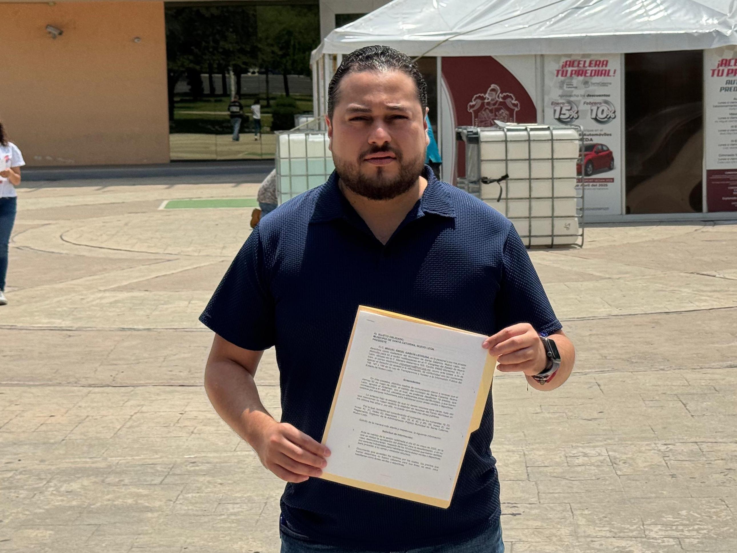 SOLICITA MIGUEL LECHUGA INFORMACIÓN DE DESAFECTACIÓN DE PREDIOS DE SANTA CATARINA