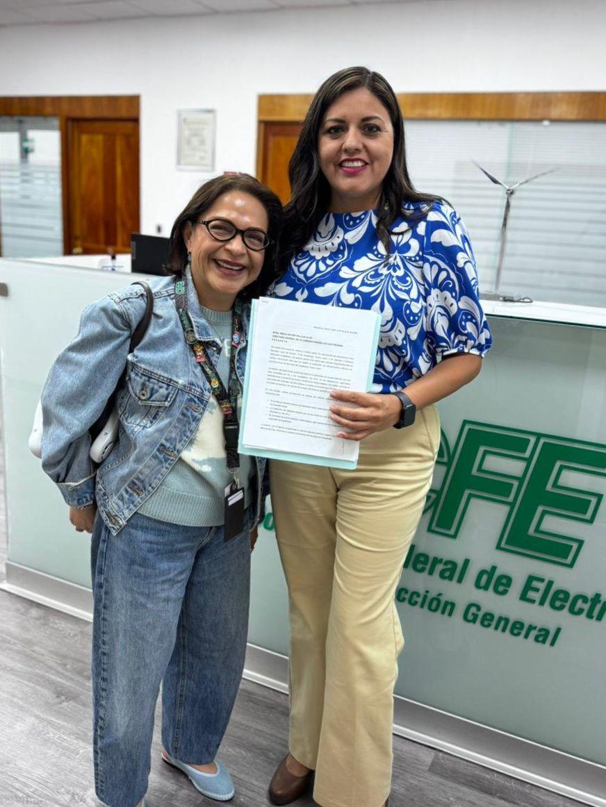 LLEVA ITZEL CASTILLO A FEDERACIÓN RECLAMO POR APAGONES