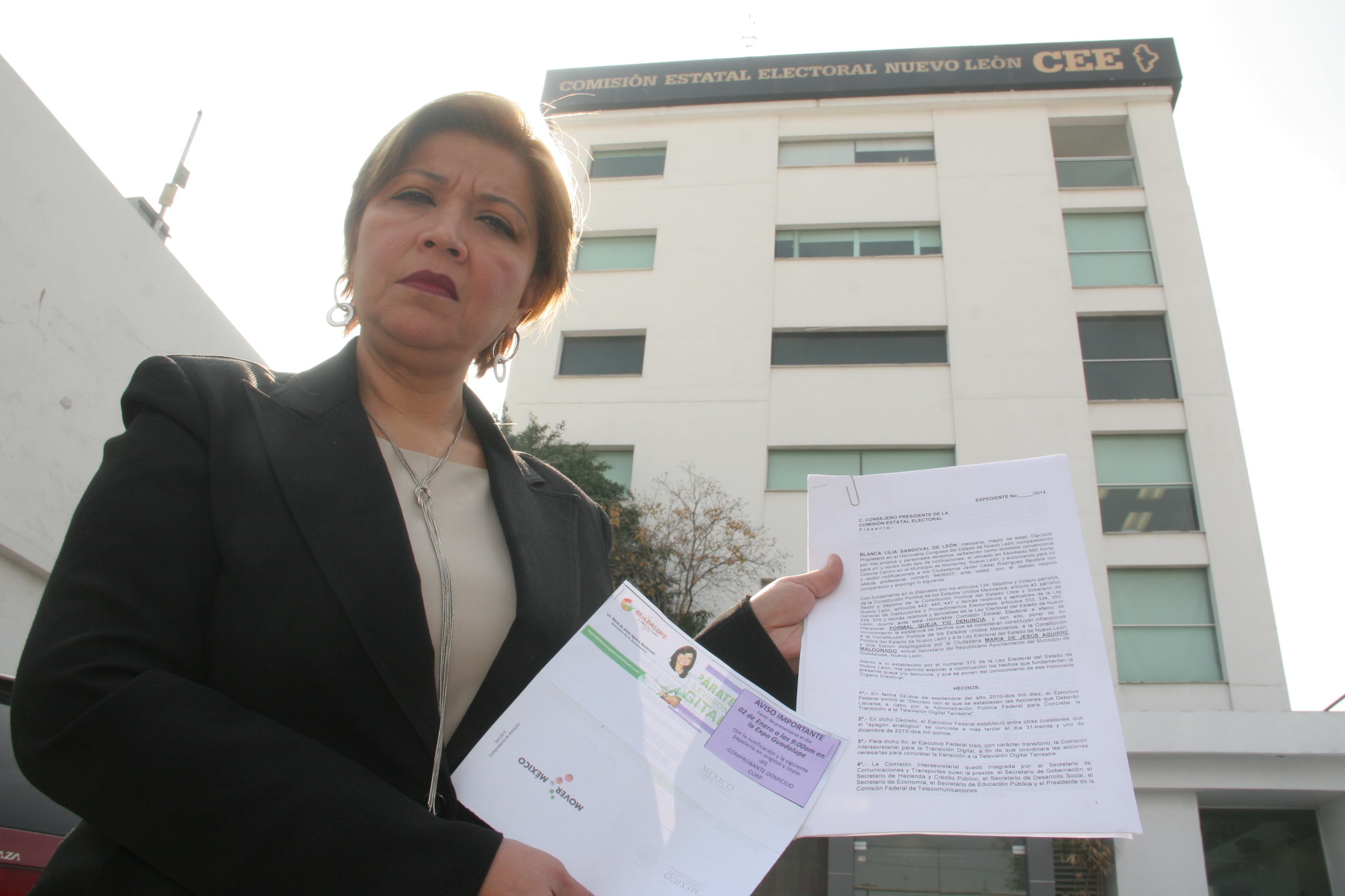 Diputada Blanca Sandoval denuncia a funcionaria por desvío de recursos con fines electorales