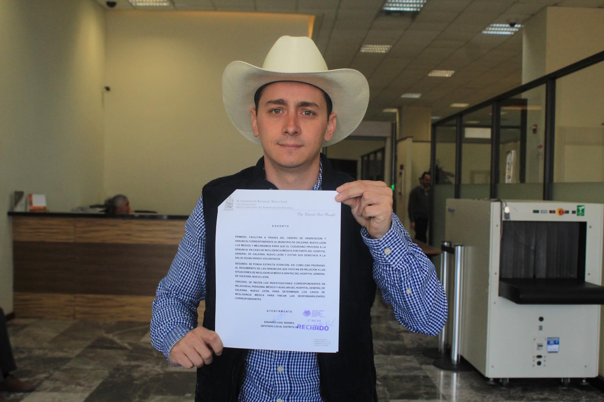 DENUNCIA EDUARDO LEAL NEGLIGENCIA MÉDICA EN SUR DE NL