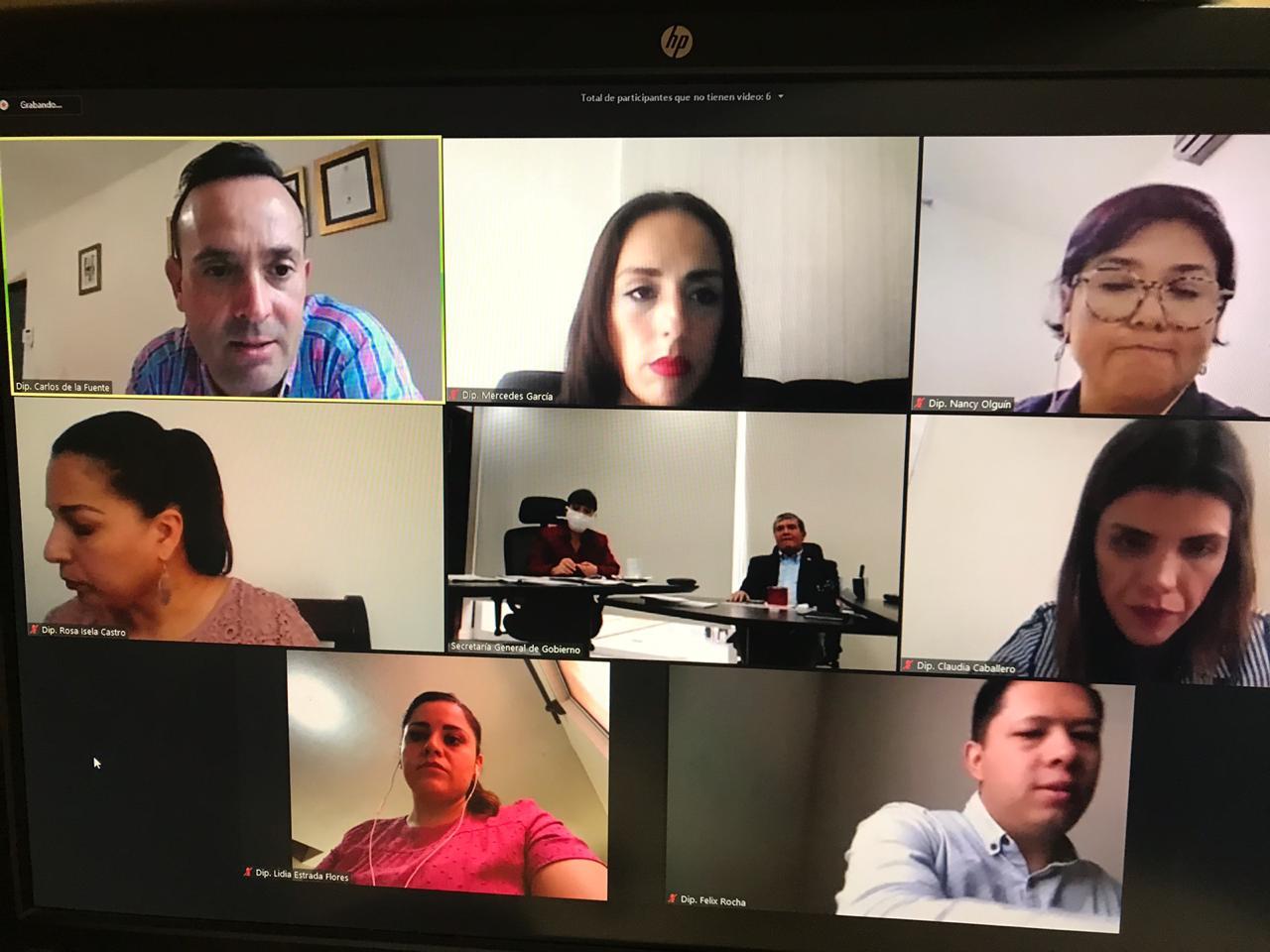 ACUERDAN COORDINACIÓN PARA LEGISLAR CLASES A DISTANCIA