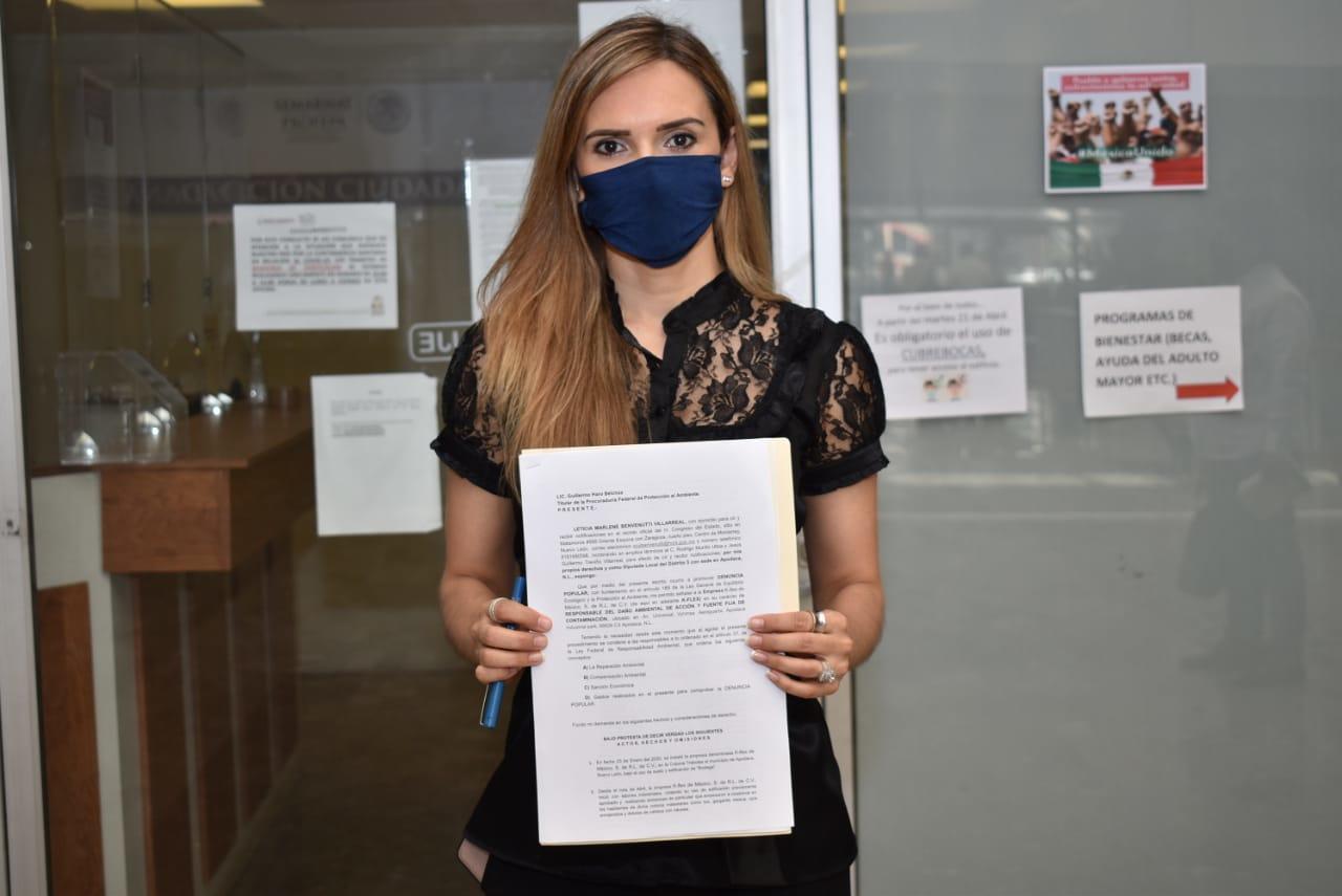 DENUNCIA MARLENE BENVENUTTI EMPRESA CONTAMINANTE