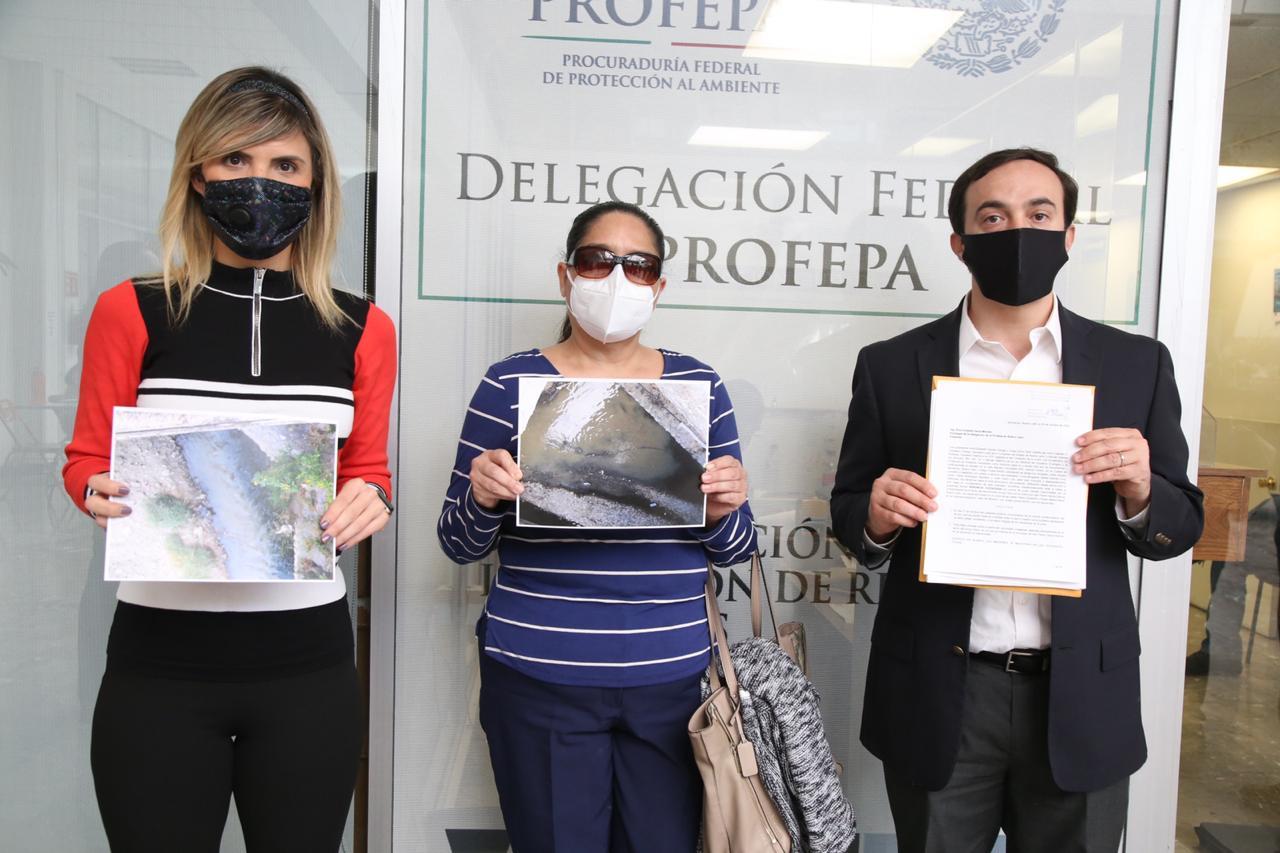 DENUNCIA PAN DESCARGA DE DRENAJE EN ARROYO SECO