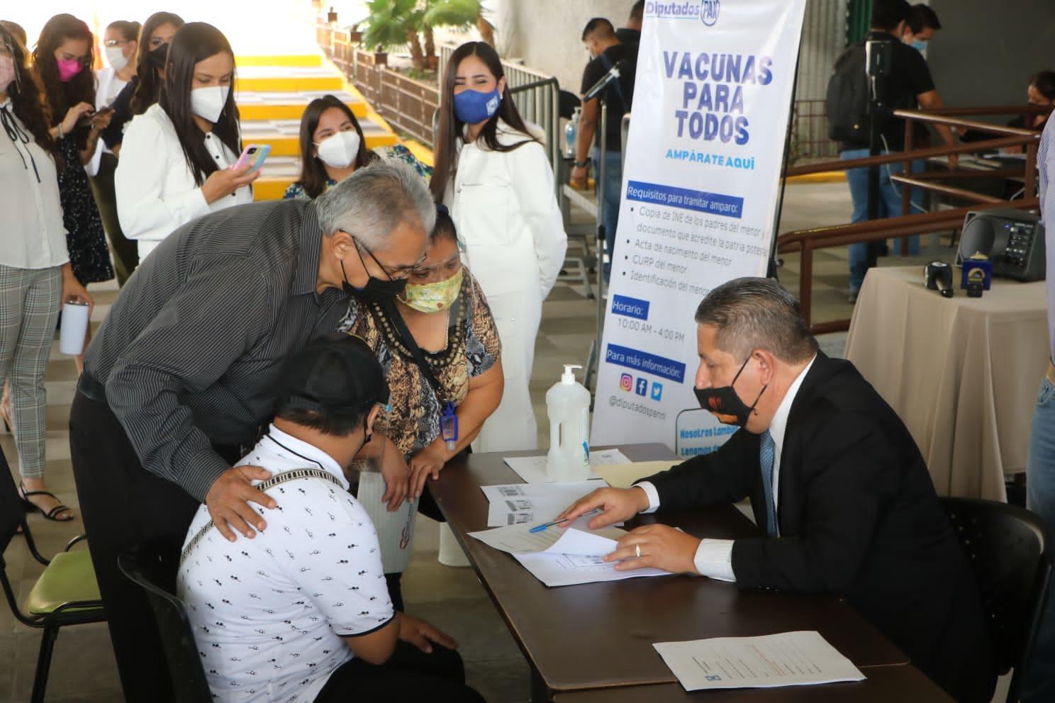 INICIA PAN AMPARO COLECTIVO  POR FALTA DE VACUNACIÓN A MENORES