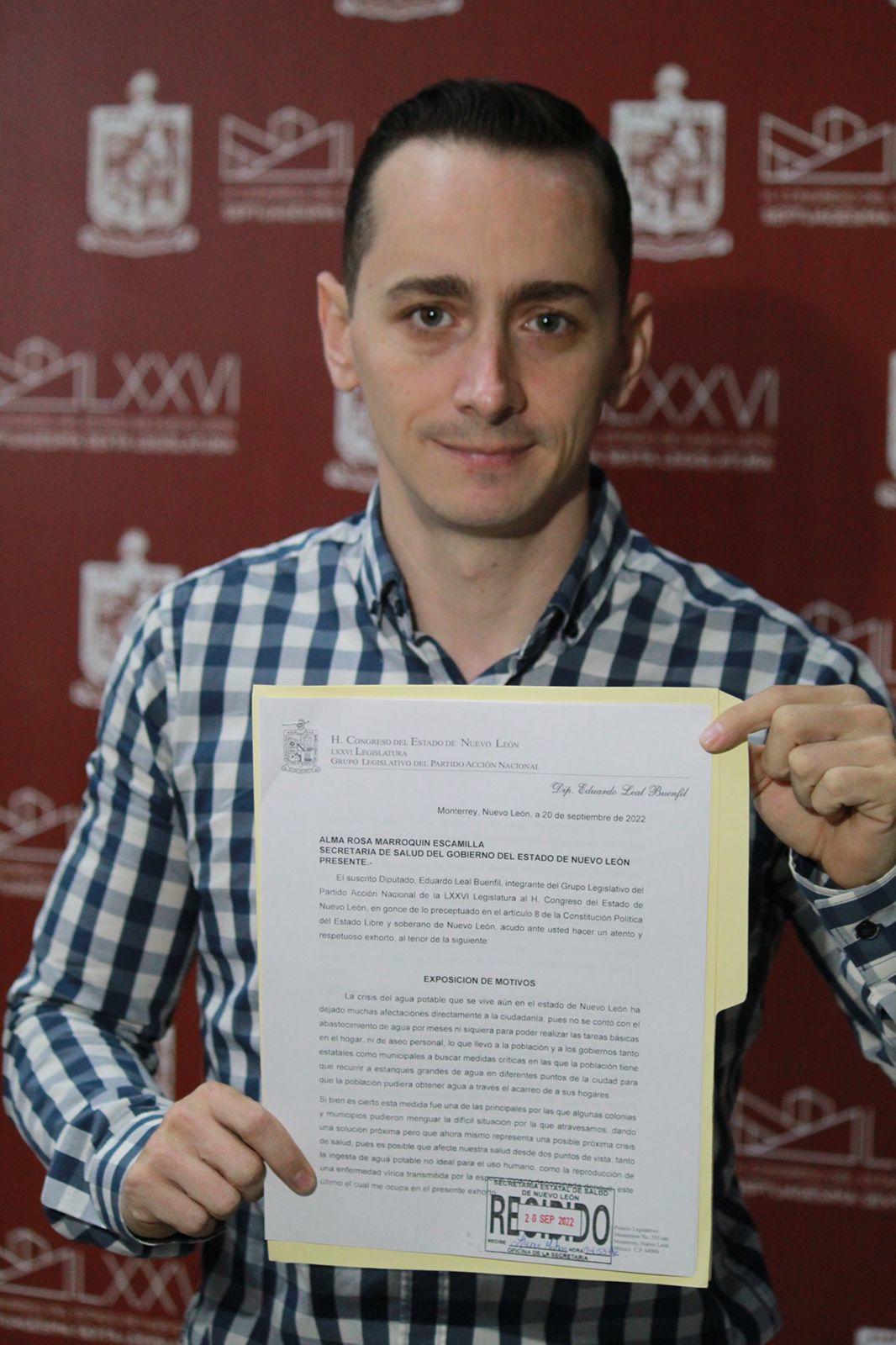 SOLICITA EDUARDO LEAL FUMIGACIÓN CONTRA DENGUE