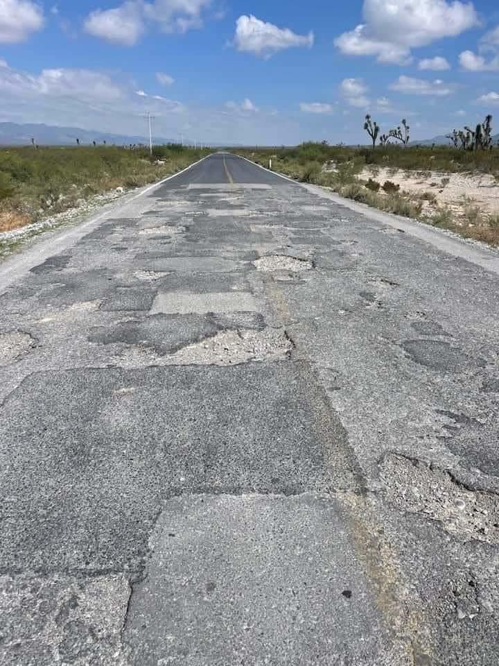 URGE LALO LEAL A REPARAR CARRETERAS DEL SUR DE NUEVO LEÓN 