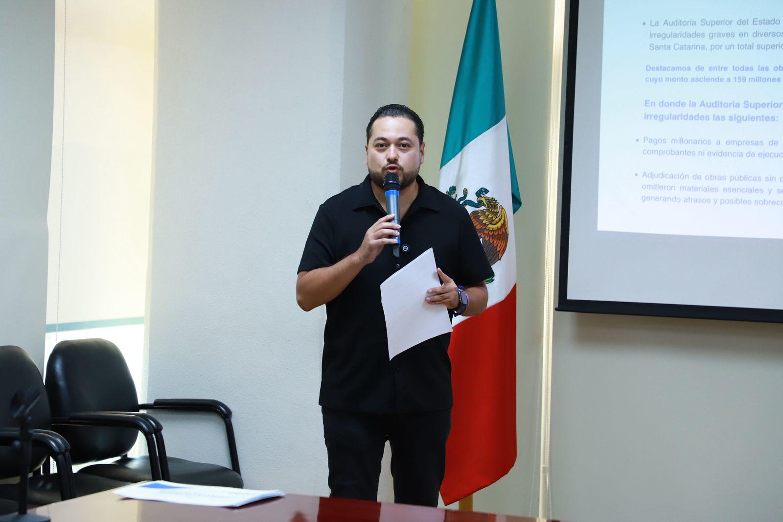 *SOLICITA MIGUEL LECHUGA JUICIO POLÍTICO CONTRA ALCALDE DE SANTA CATARINA