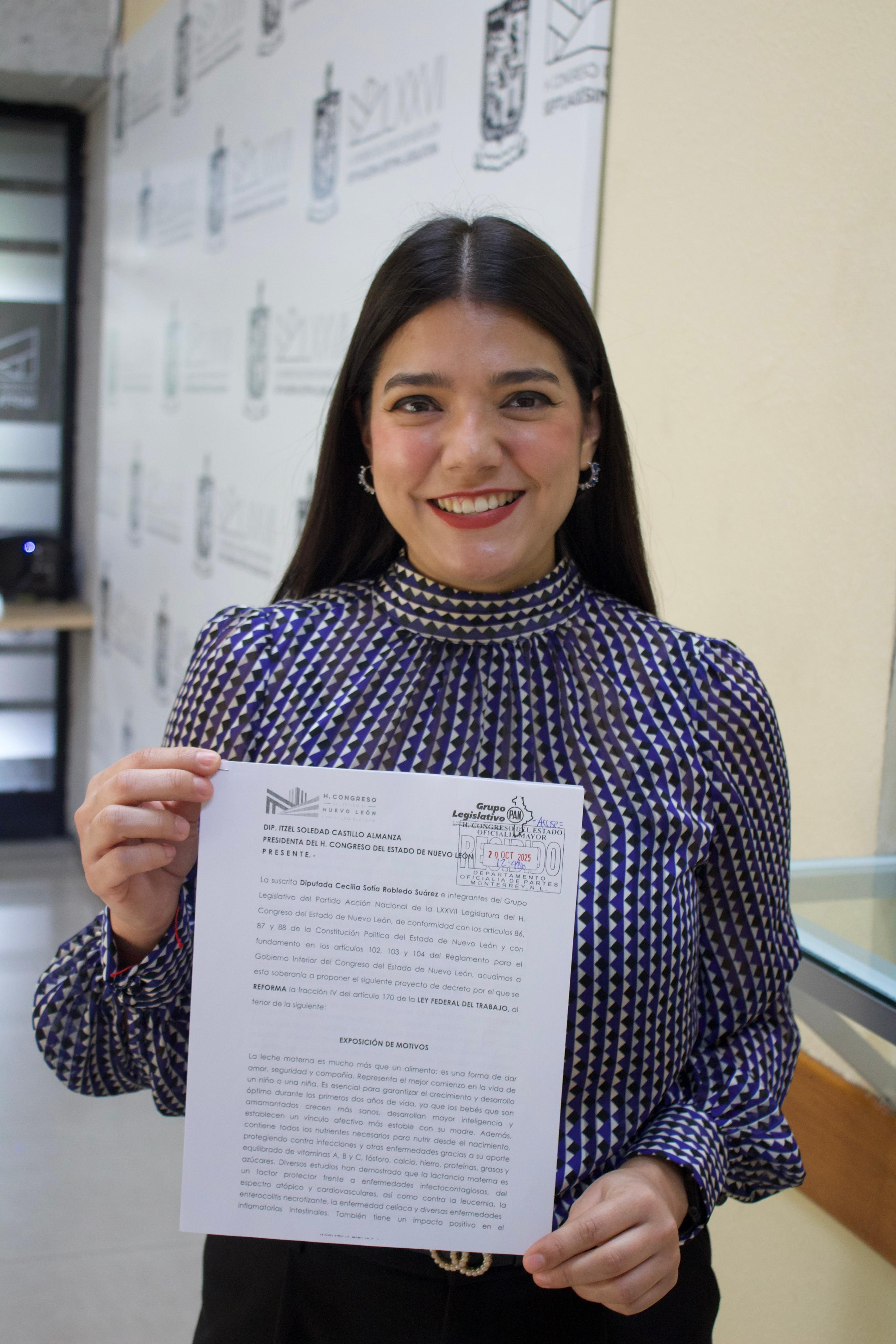 *SE REQUIERE DE MÁS REPOSOS LABORALES DE MADRES TRABAJADORAS EN ETAPA DE LACTANCIA: CECILIA ROBLEDO