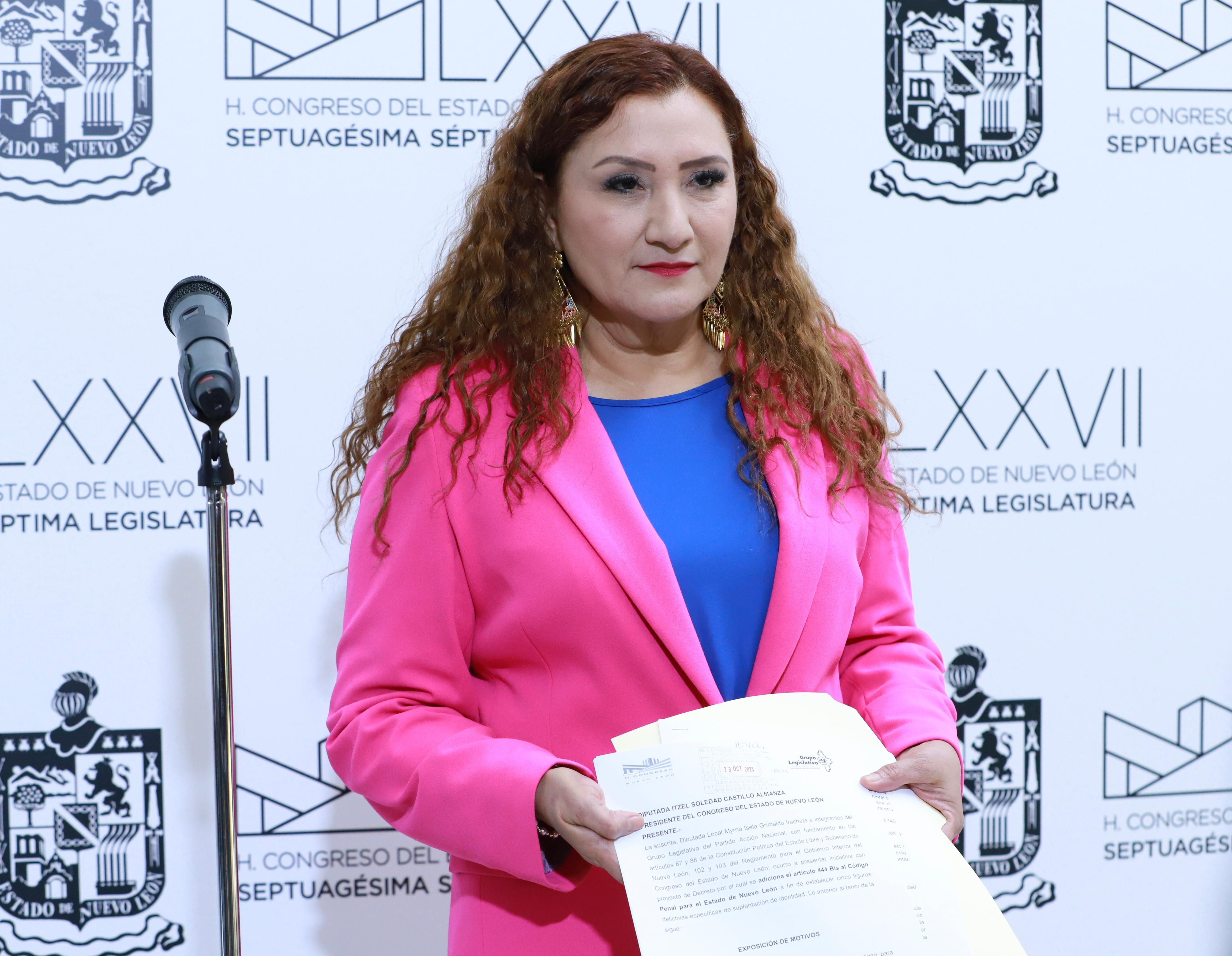 PRESENTA MYRNA GRIMALDO CINCO AGRAVANTES DEL DELITO DE SUPLANTACIÓN DE IDENTIDAD