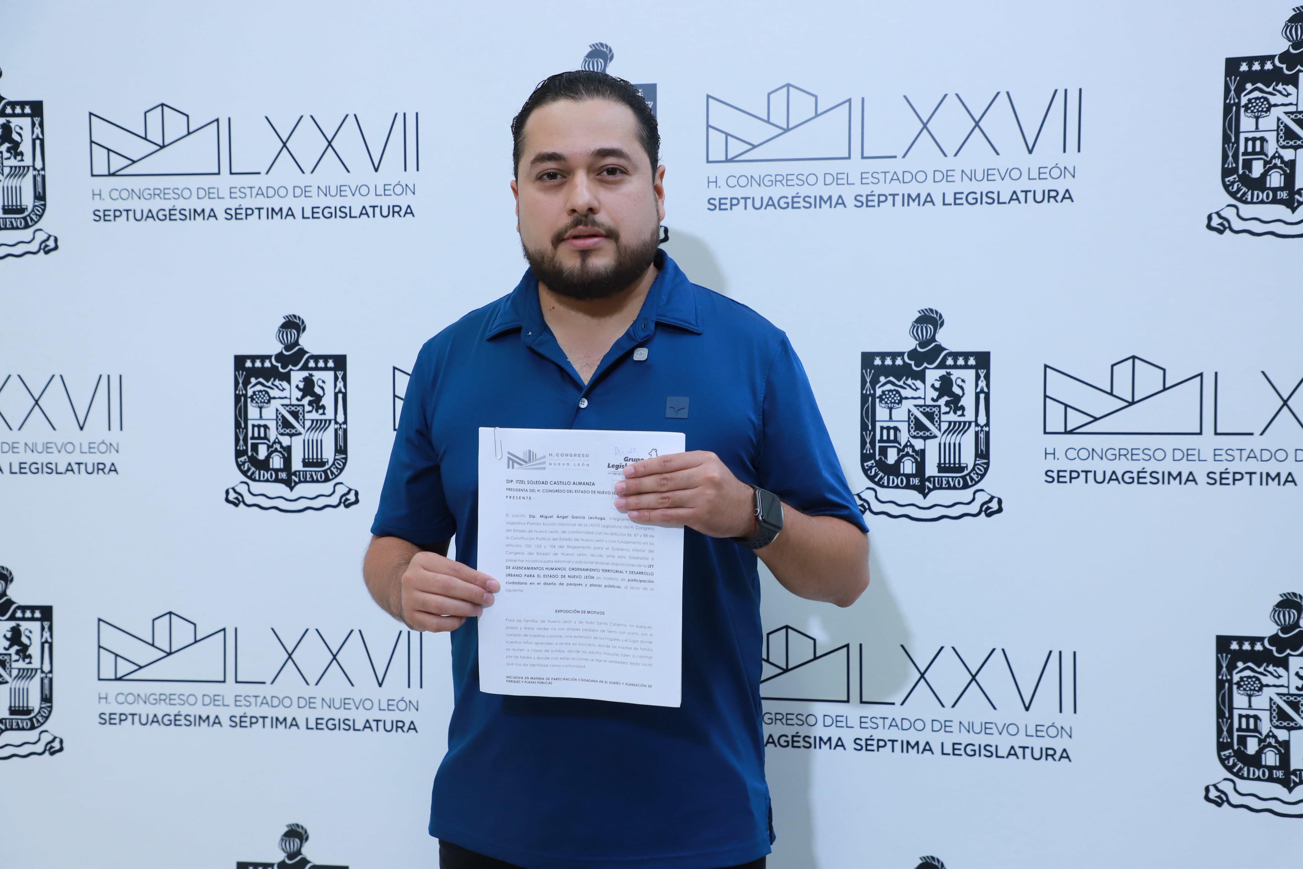 PROPONE MIGUEL LECHUGA PARTICIPACIÓN CIUDADANA EN CONSTRUCCIÓN DE PARQUES Y PLAZAS