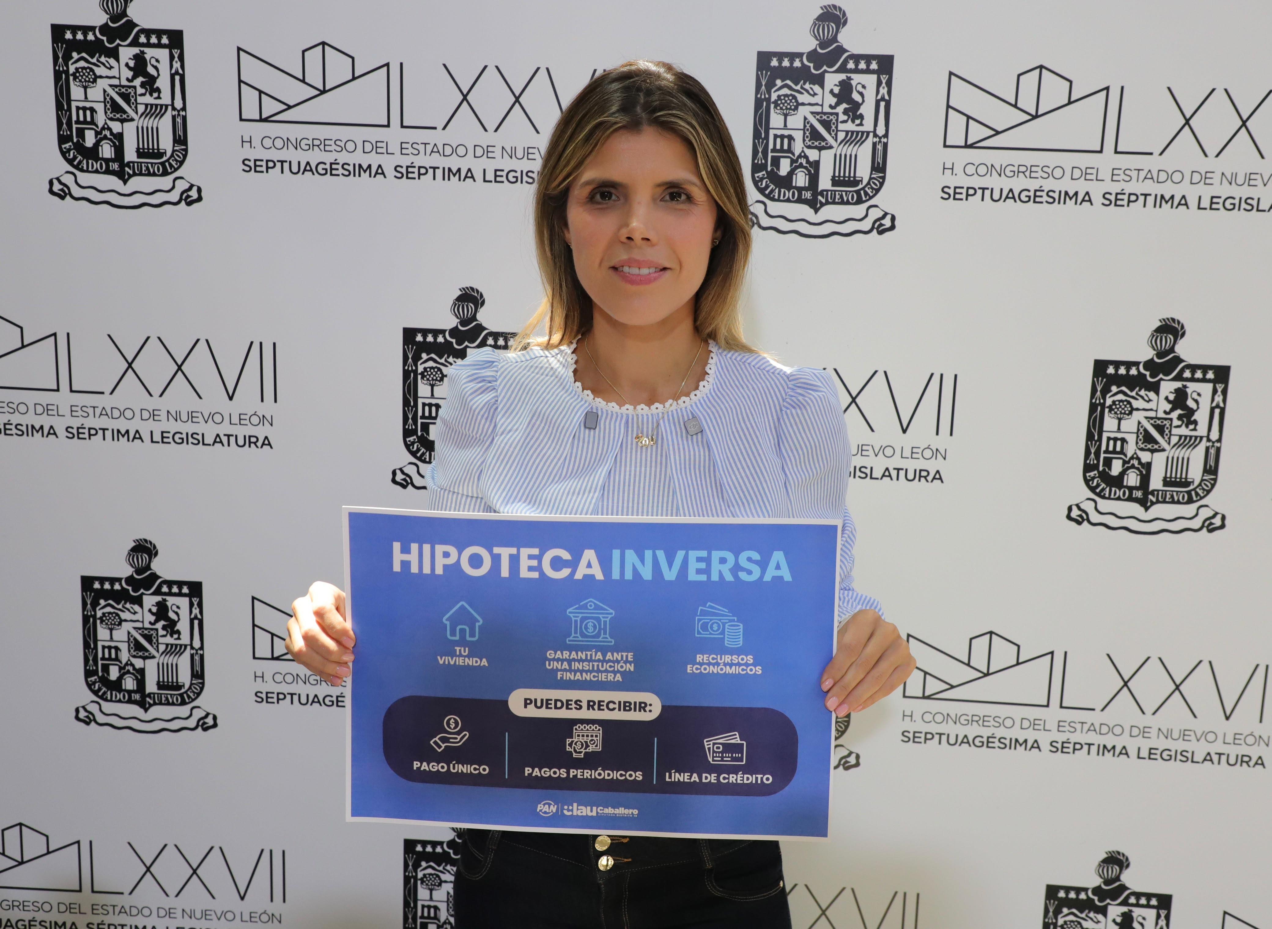 PROPONE CLAUDIA CABALLERO HIPOTECA INVERSA PARA BRINDAR ESTABILIDAD ECONÓMICA A ADULTOS MAYORES