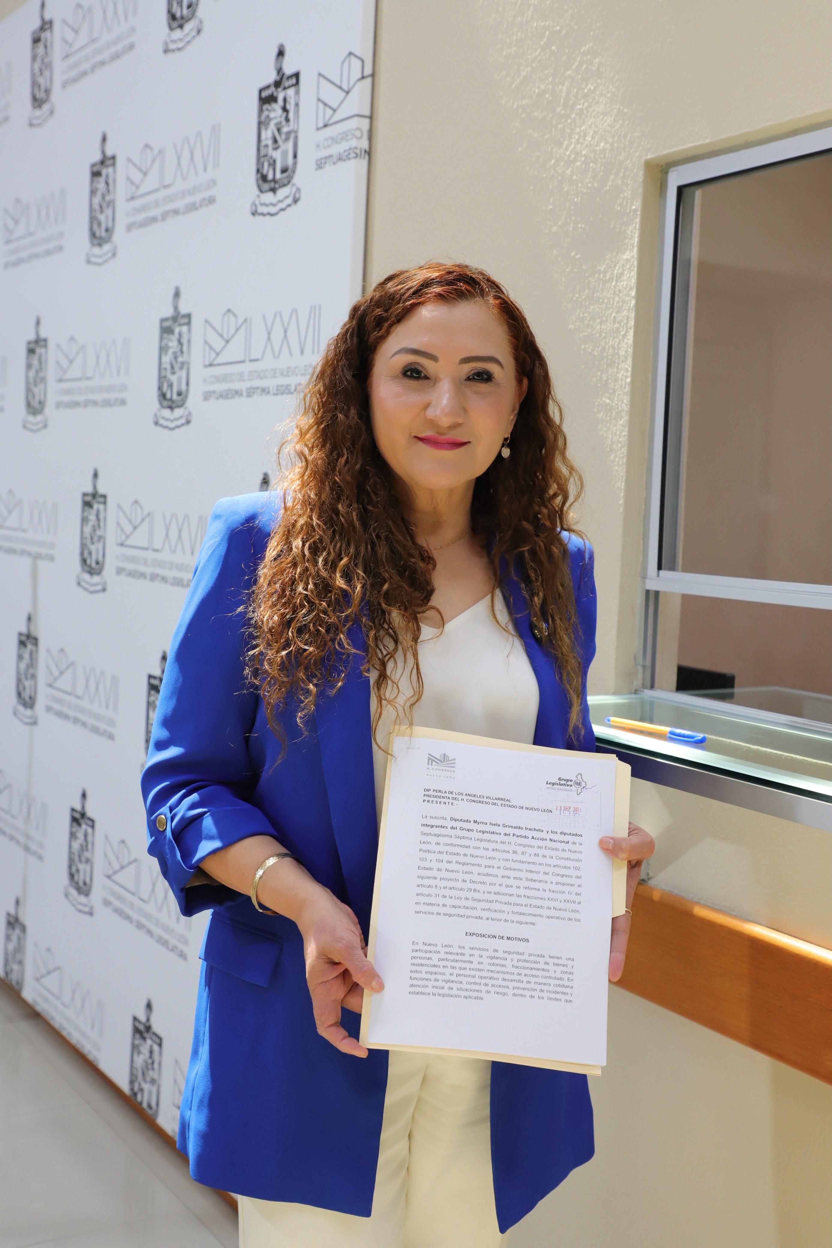 PLANTEA MYRNA GRIMALDO MAYOR CAPACITACIÓN DE ELEMENTOS DE SEGURIDAD EN COLONIAS PRIVADAS 