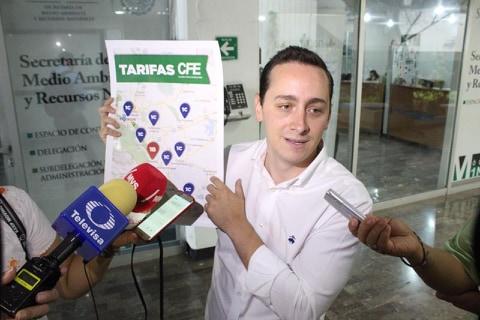 SOLICITA LALO LEAL REVISIÓN DE TARIFA ELÉCTRICA EN ALLENDE