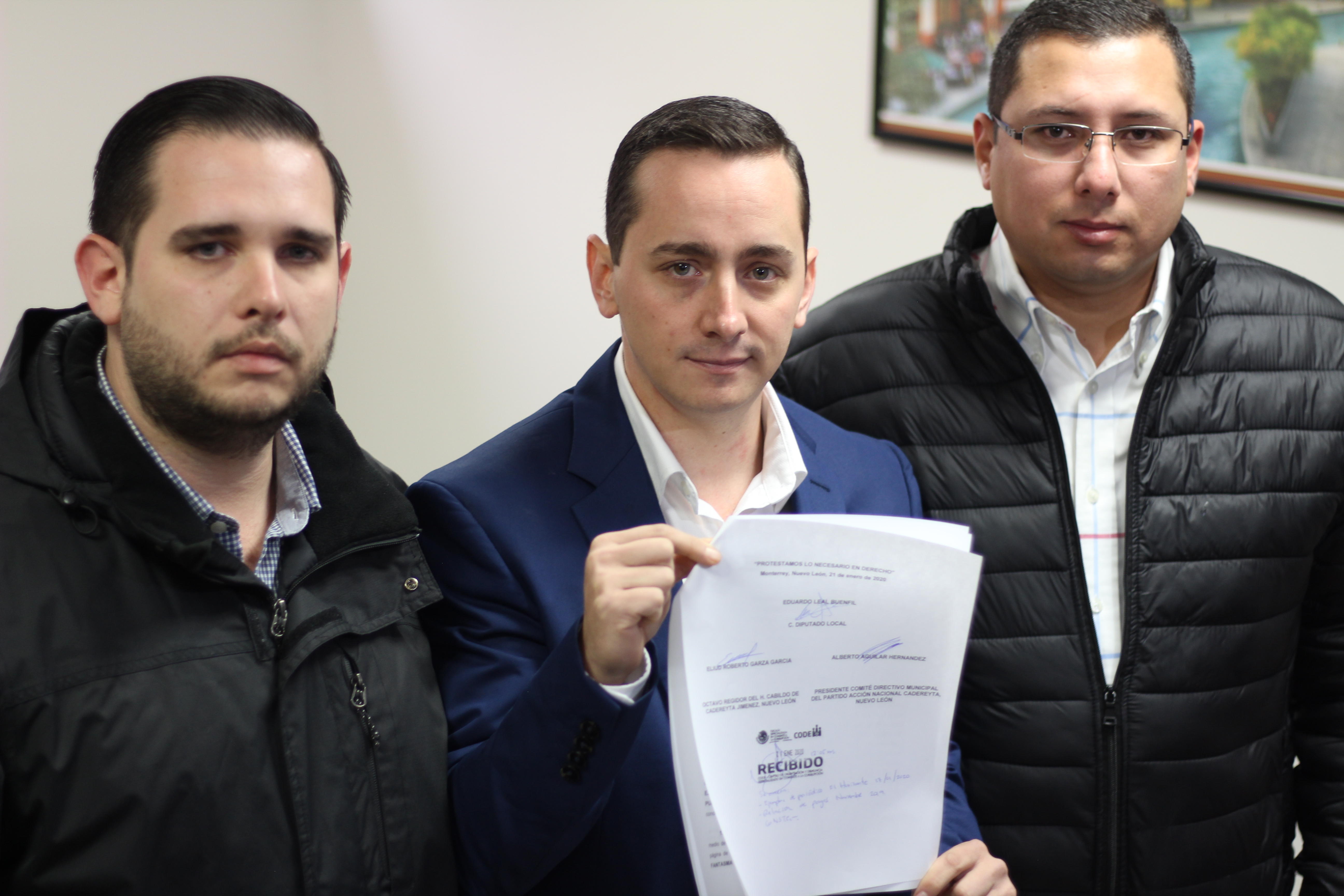 DENUNCIA EDUARDO LEAL AL ALCALDE DE CADEREYTA   