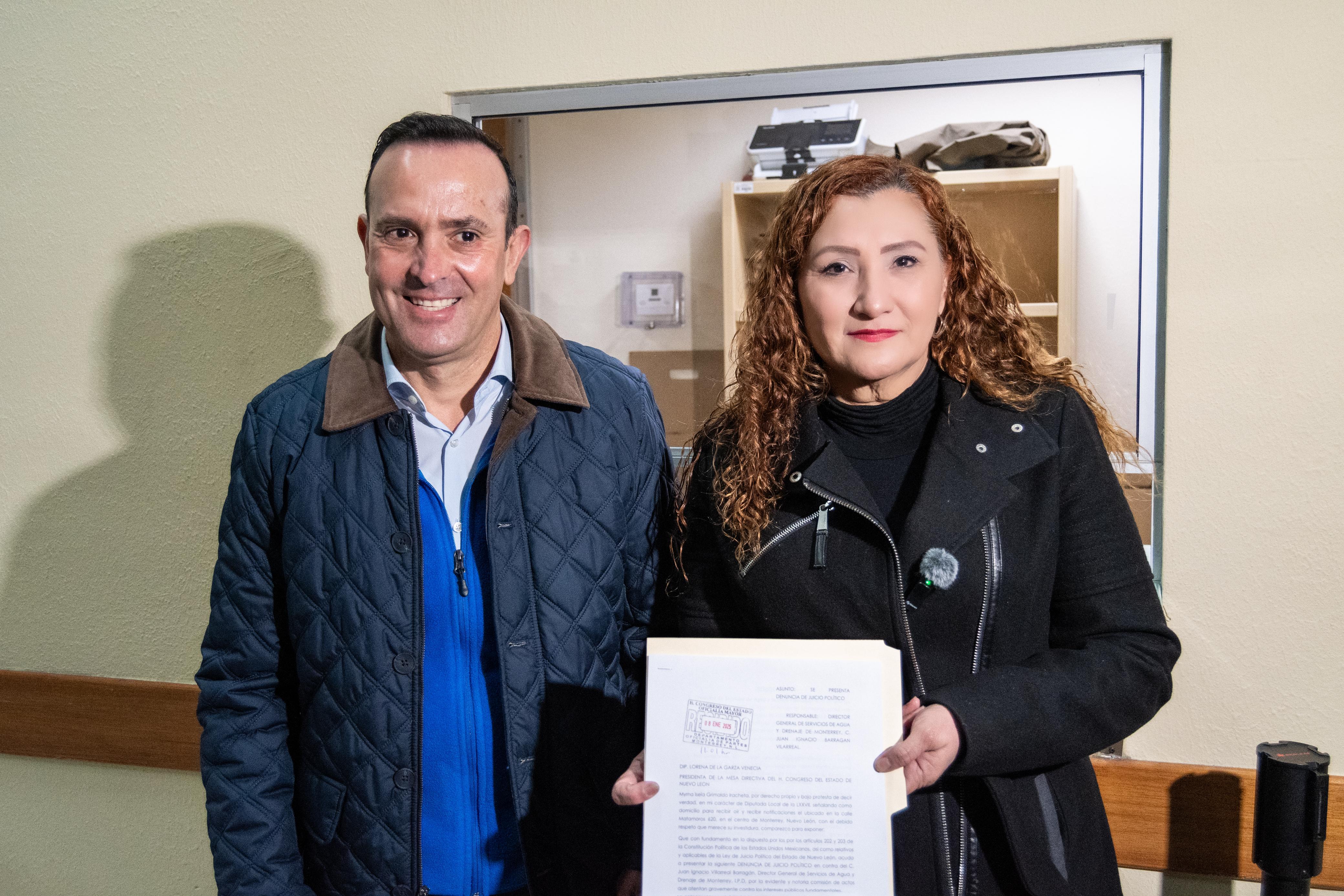 PIDE PAN DESTITUCIÓN Y JUICIO POLÍTICO CONTRA DIRECTOR DE AGUA Y DRENAJE