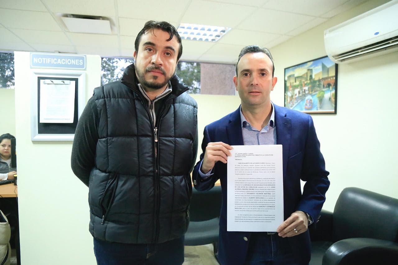 PRESENTA PAN DENUNCIA POR CORRUPCIÓN EN AGENCIA ESTATAL DEL TRANSPORTE