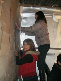 Diputadas de Acción Nacional llevan calor a Municipio de García 