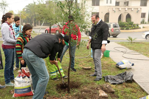 PROMUEVE DIPUTADO ARTURO SALINAS CULTURA AMBIENTAL CON PLANTACIÓN DE 22 ÁRBOLES NATIVOS EN SAN JERÓNIMO