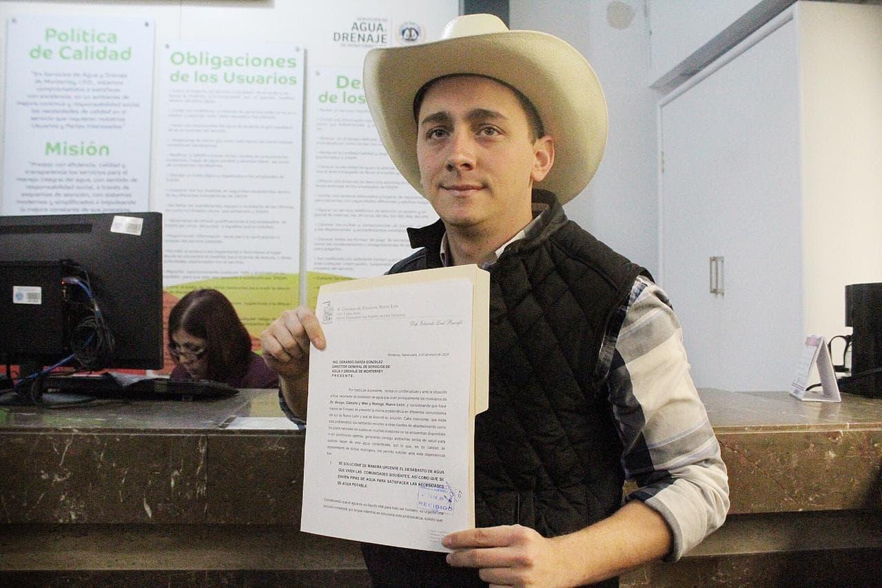 EXIGE EDUARDO LEAL SOLUCIONAR PROBLEMÁTICA DE AGUA EN EL SUR