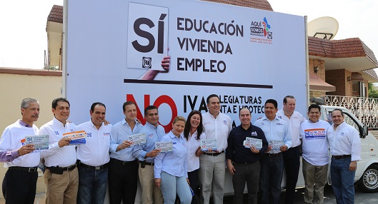 Volantea Acción Nacional en contra del IVA en Colegiaturas