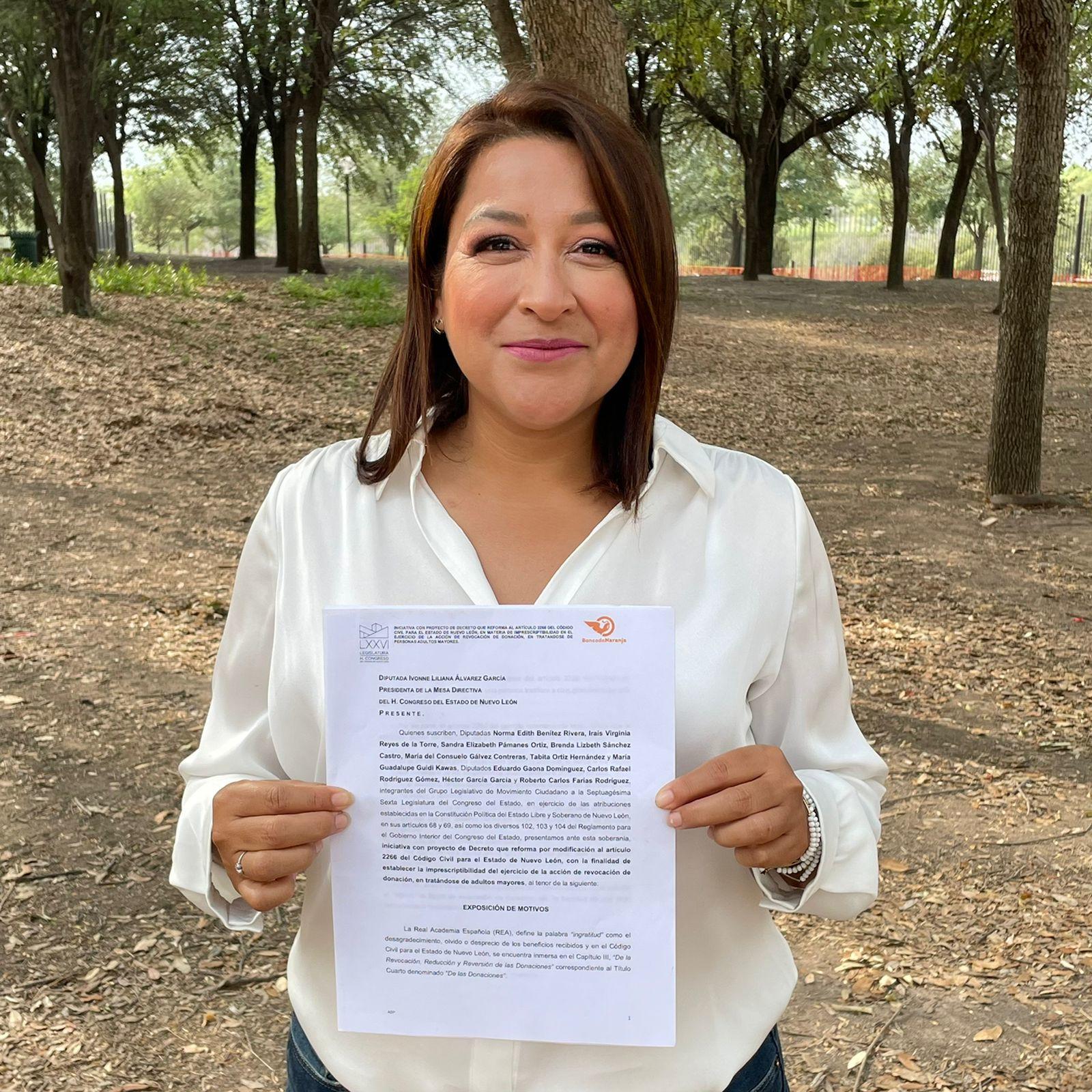 Norma Benítez propone que adultos mayores puedan recuperar sus bienes donados en cualquier tiempo de vida