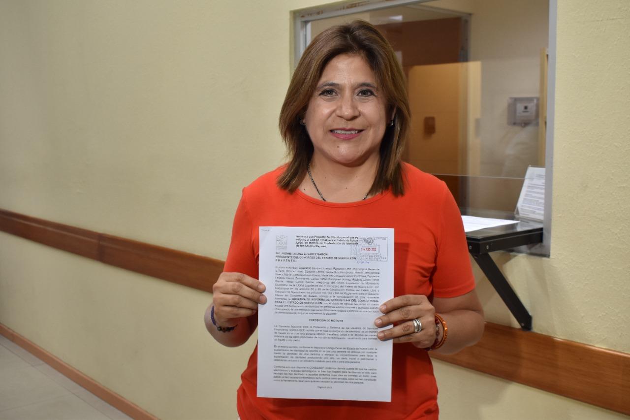 Sandra Pámanes demanda aumentar sanción penal por robo de identidad a adultos mayores