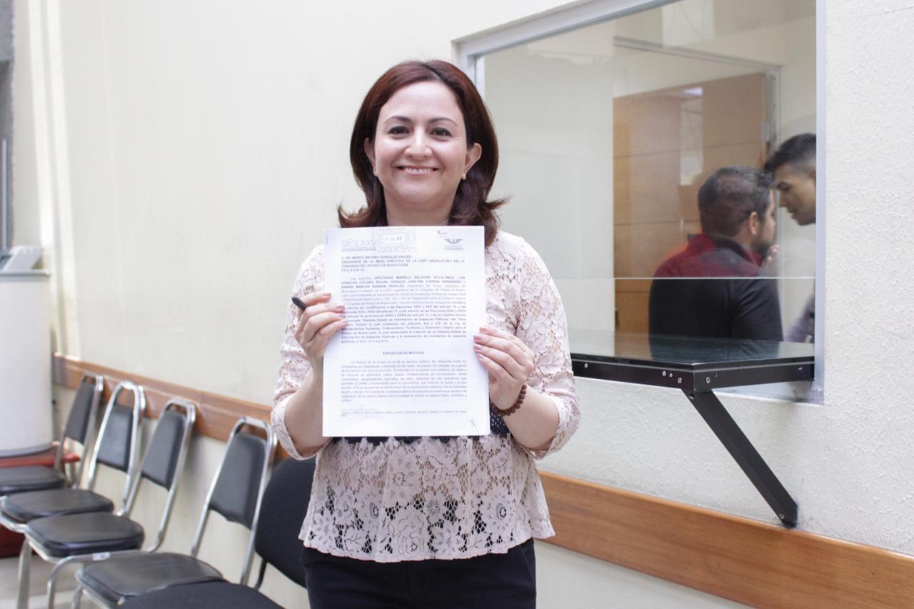   Propone Mariela Sistema para identificar espacios públicos