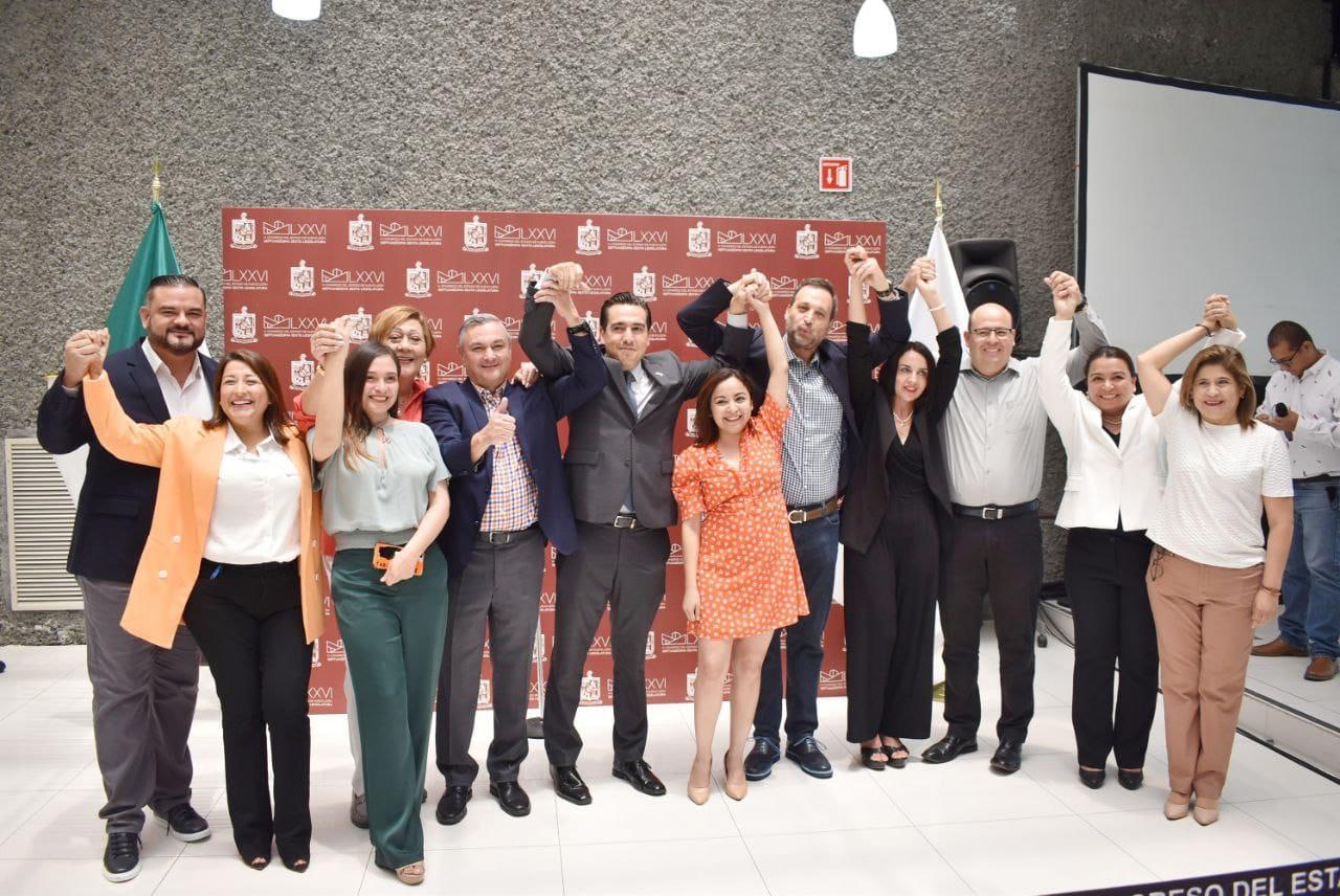 La Bancada Naranja presenta formalmente a sus nuevos integrantes; rechaza iniciativa del PAN para entregar recursos de forma discrecional a municipios rurales