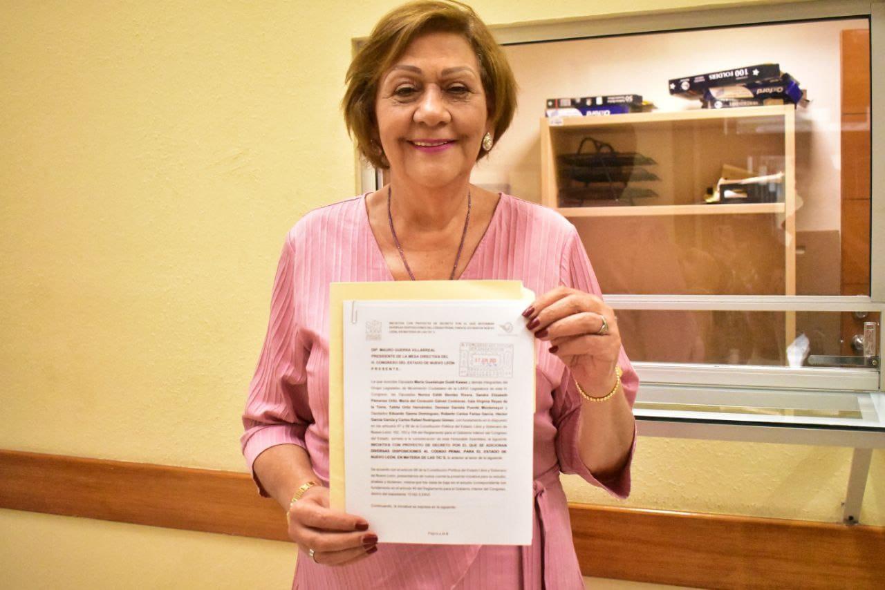 'Lupita' Guidi pide tipificar y sancionar el delito de terrorismo digital