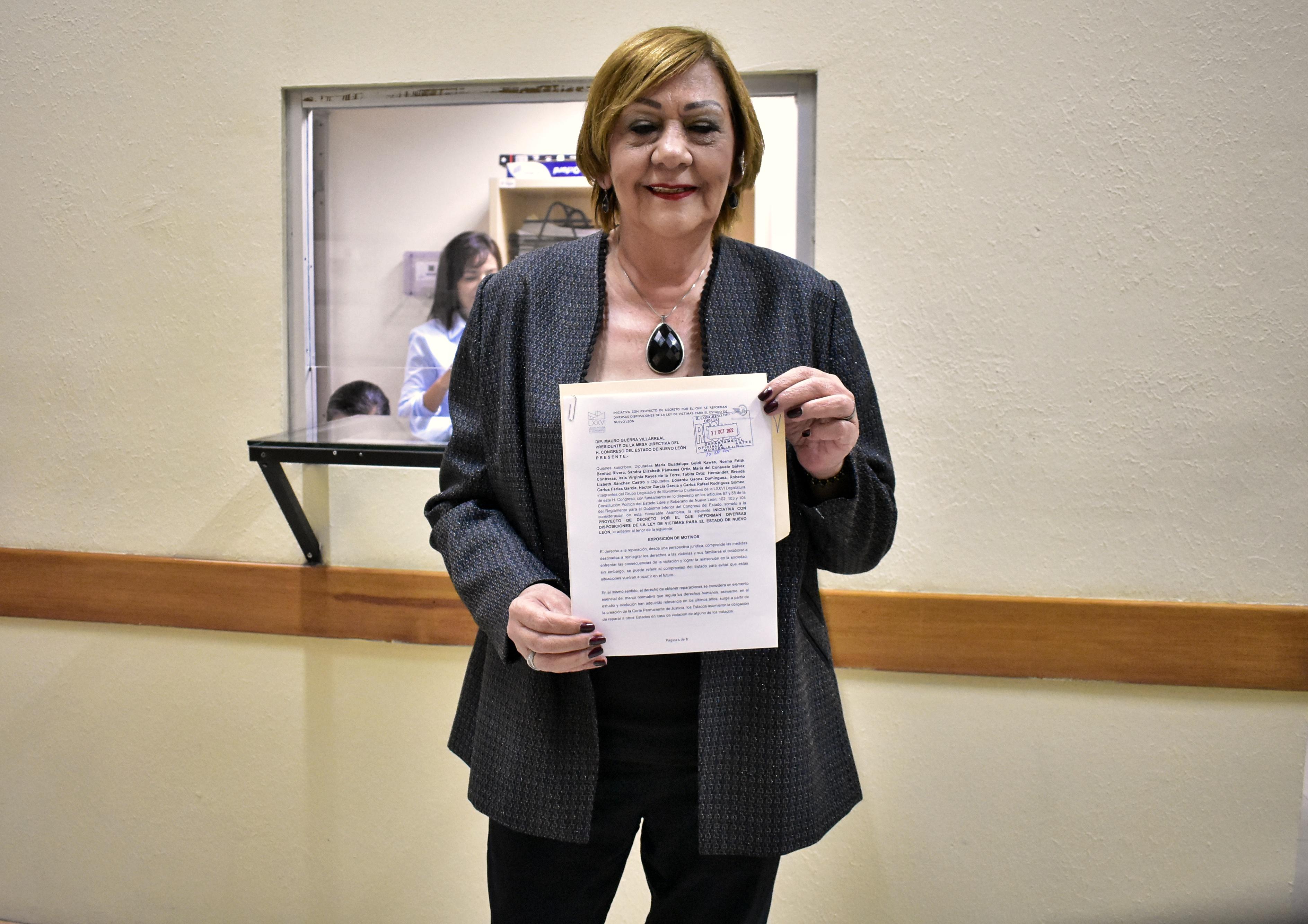 Propone Guidi reforzar Ley de Víctimas en favor de la dignidad humana y la no discriminación