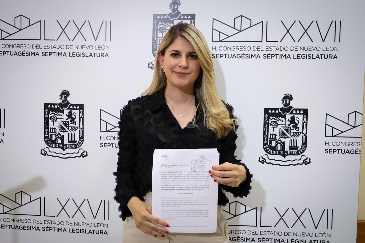 Propone Melisa Peña reforma para que hospitales denuncien casos de embarazo infantil en Nuevo León