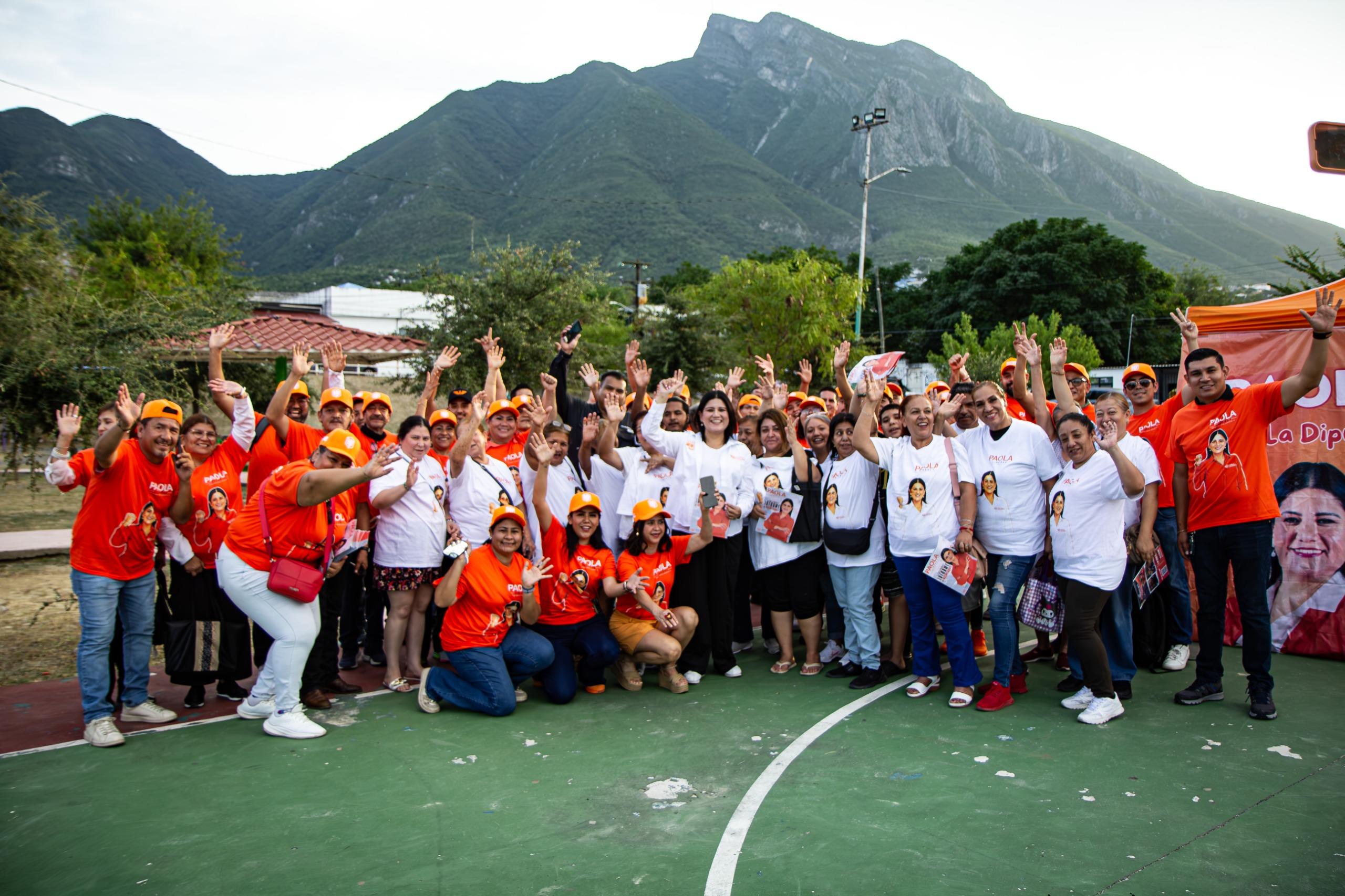PAOLA LINARES ARRANCA RECORRIDOS DE SU SEGUNDO INFORME DE RESULTADOS EN VILLA OLÍMPICA