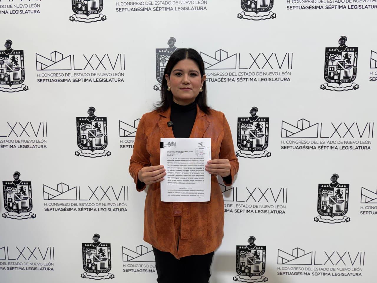 PROPONE PAOLA LINARES FORTALECER LA PREVENCIÓN DE LA VIOLENCIA VIAL EN NUEVO LEÓN