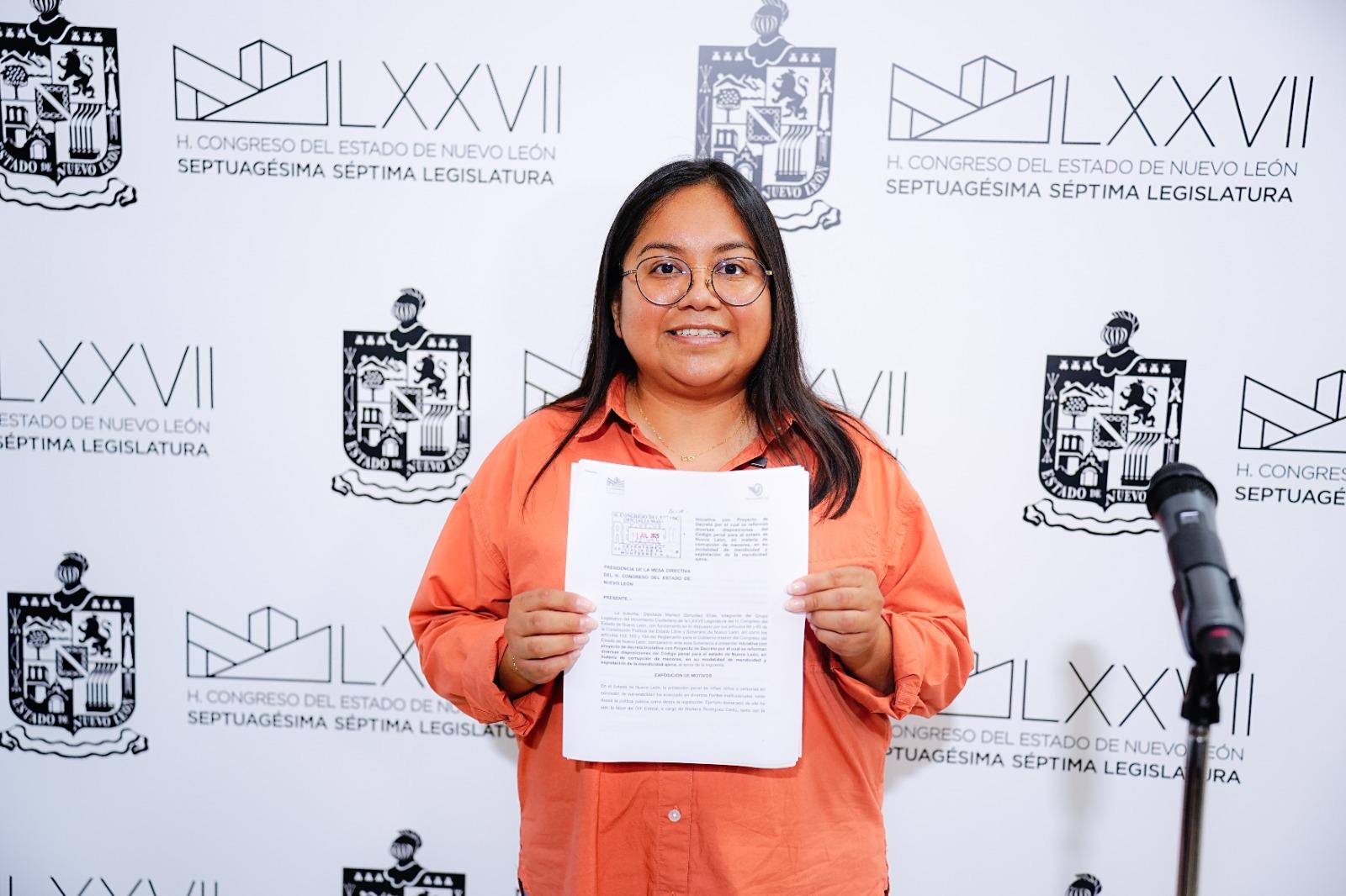 Diputada Marisol González presenta iniciativa para sancionar la explotación infantil mediante mendicidad ajena