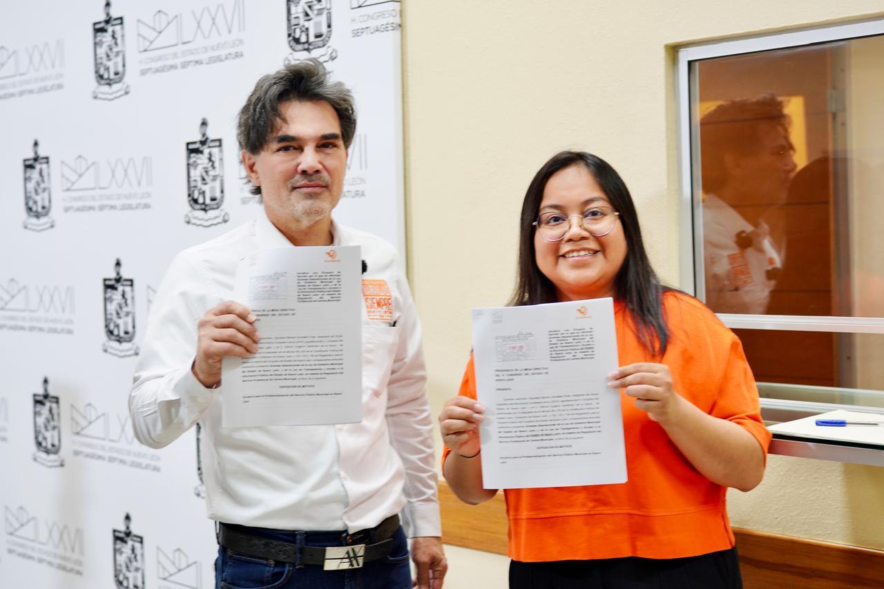 Marisol González presenta iniciativa para frenar abusos en Santa Catarina y profesionalizar el servicio público municipal