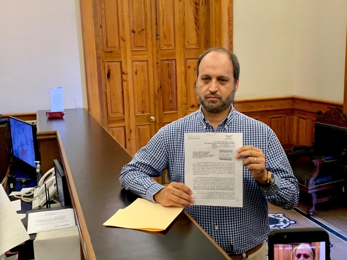 Exige Horacio Tijerina a Gobernador cumplir con la Ley