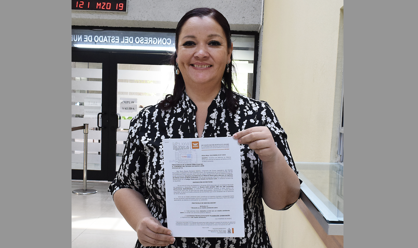 Rocío Montalvo propone sancionar con cárcel acumulación de residuos en casas abandonadas y a las industrias contaminantes